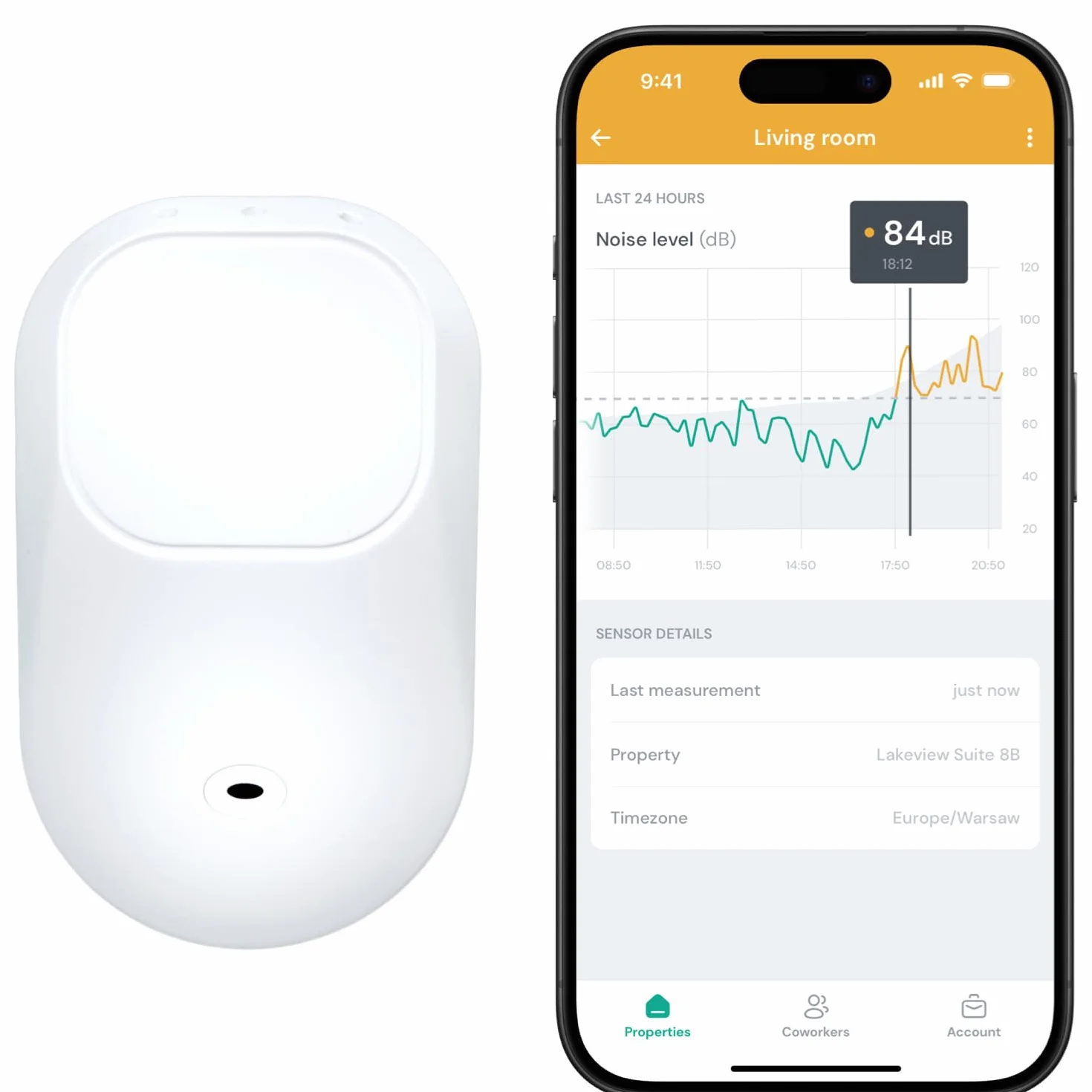 Monitor de Ruido para alquileres a Corto Plazo | Indicador de Nivel sonoro | Medidor de Ruido | Aplicación móvil | Sin suscripción | Notificaciones en Tiempo Real