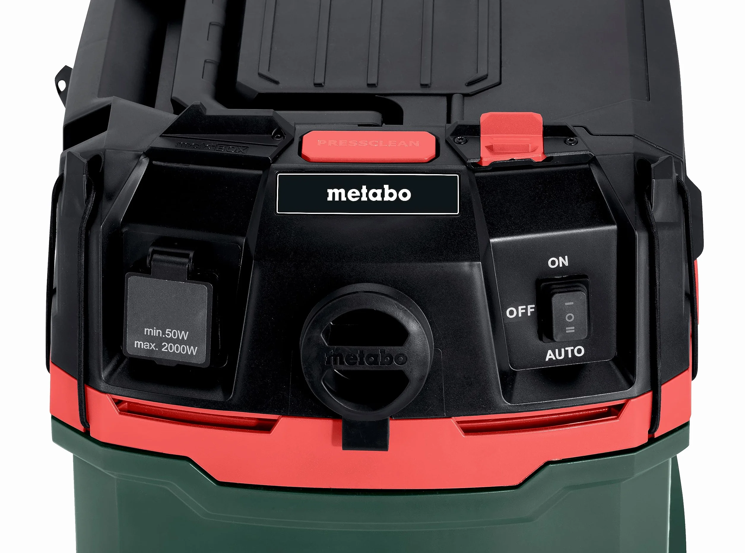metabo Aspirador Seco/húmedo ASA 30 L PC (1.200 W, Caudal de Aire 4.200 L/min, 225 hPa, Depósito 30L, Interruptor PressClean, Accesorios con Sistema Quick, Apilable y Acoplable con Metabox)