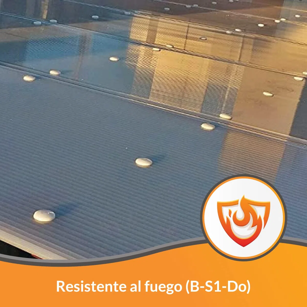 Kit 10 Planchas policarbonato transparente para falso techo 6mm - Medida exacta: 595x595 para encajar en las guías - Protección UV