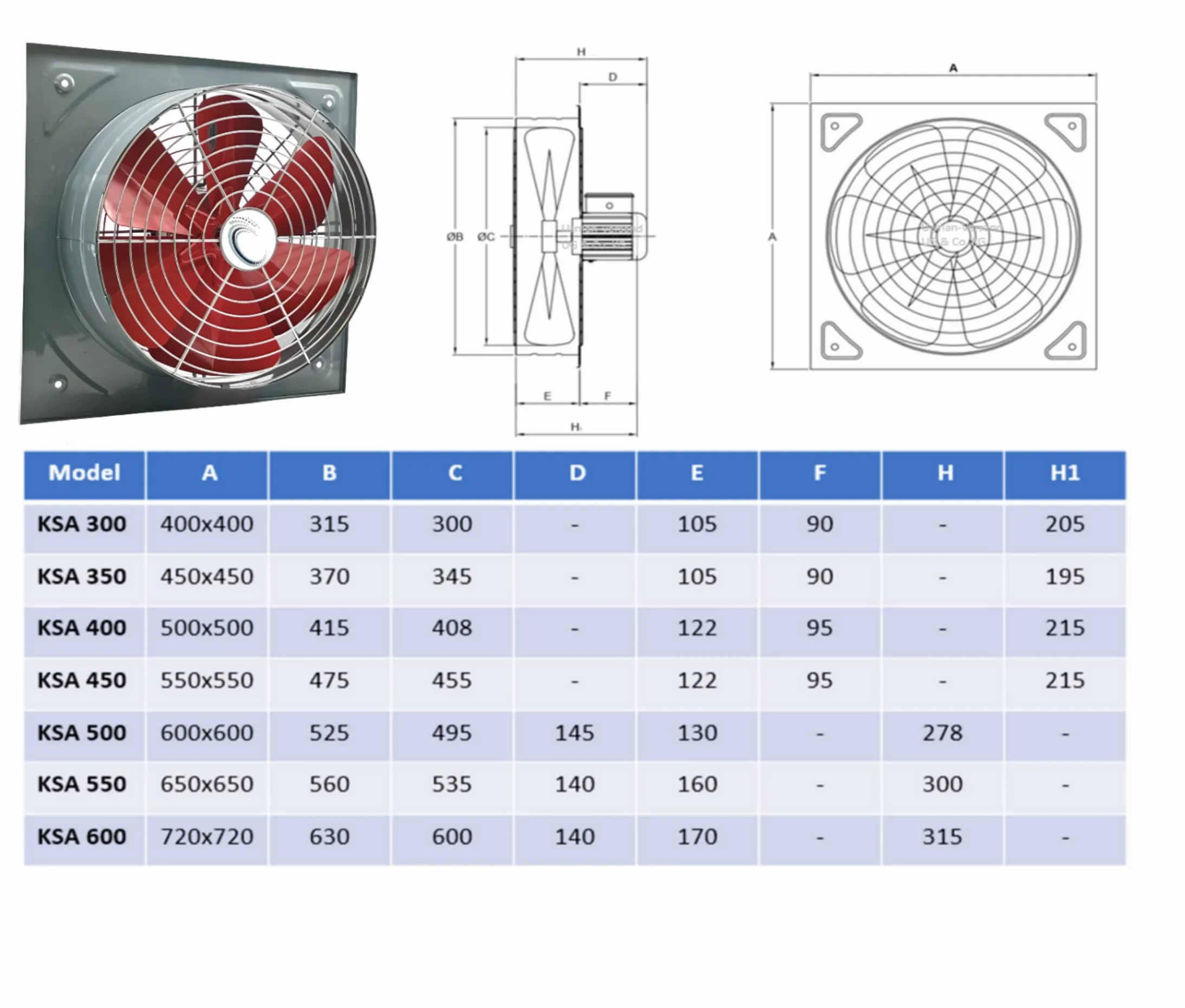 400mm Ventilador con 500W Regulador de Velocidad Ventilación Extractor Helicoidal Helicoidales