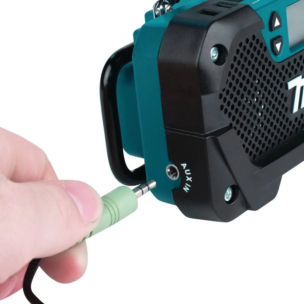 Makita RM02 Radio compacta inalámbrica CXT de Iones de Litio de 12 V máximo, Solo Herramienta