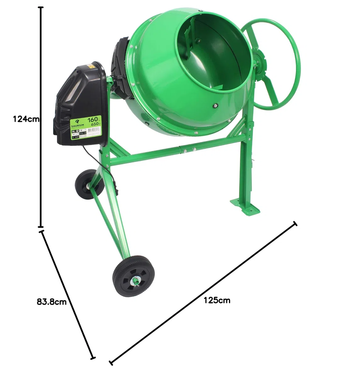 Hormigonera, 48571, 160L, 650W - SAURIUM®