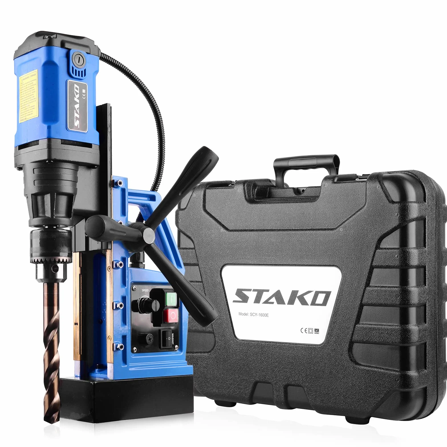 TALADRO MAGNÉTICO 1480 WATT 680 RPM (ligera, 10 kg) STAKO