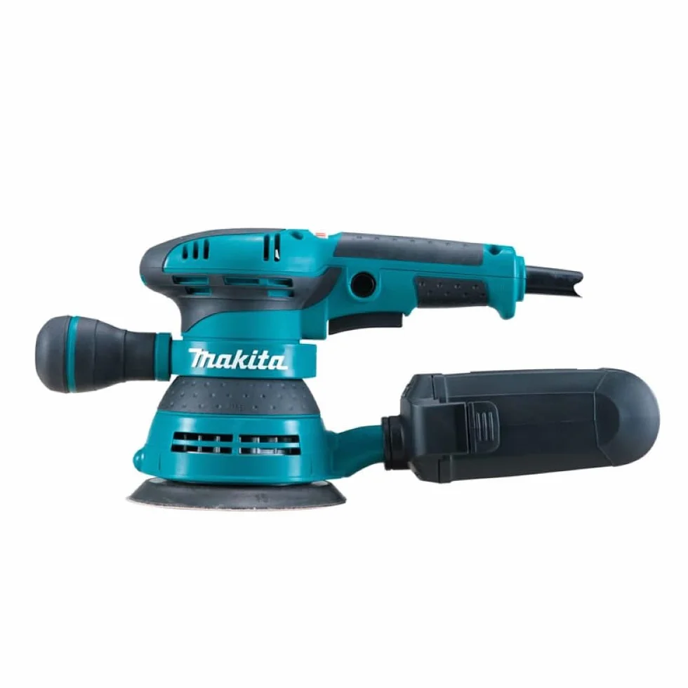 Makita BO5041 - Lijadora eléctrica con cable Rotorbital 125Mm 300W, Negro