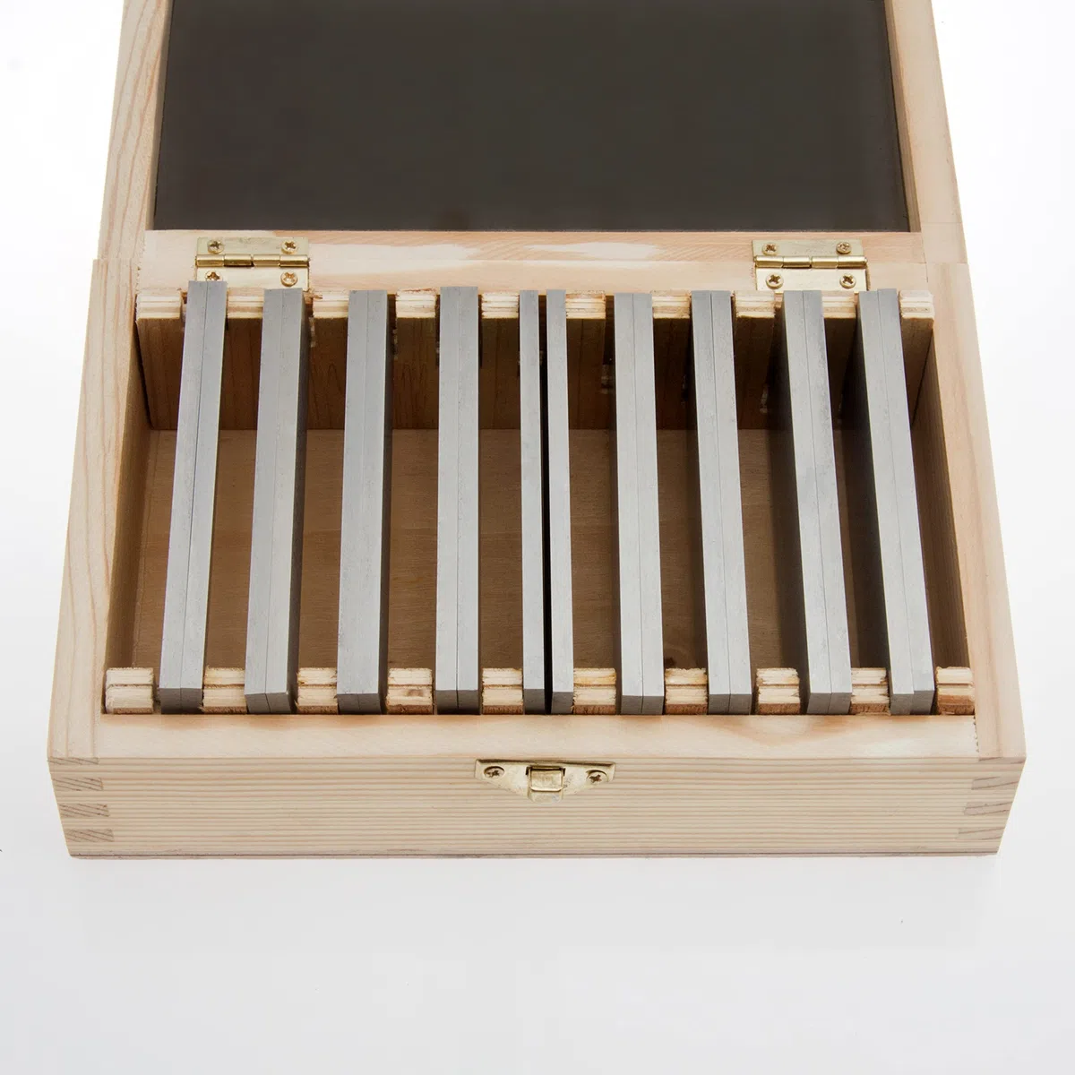 Juego de almohadillas paralelas de precisión (28 unidades), longitud 150 mm, ancho 10 mm, DIN8168, base de fresado