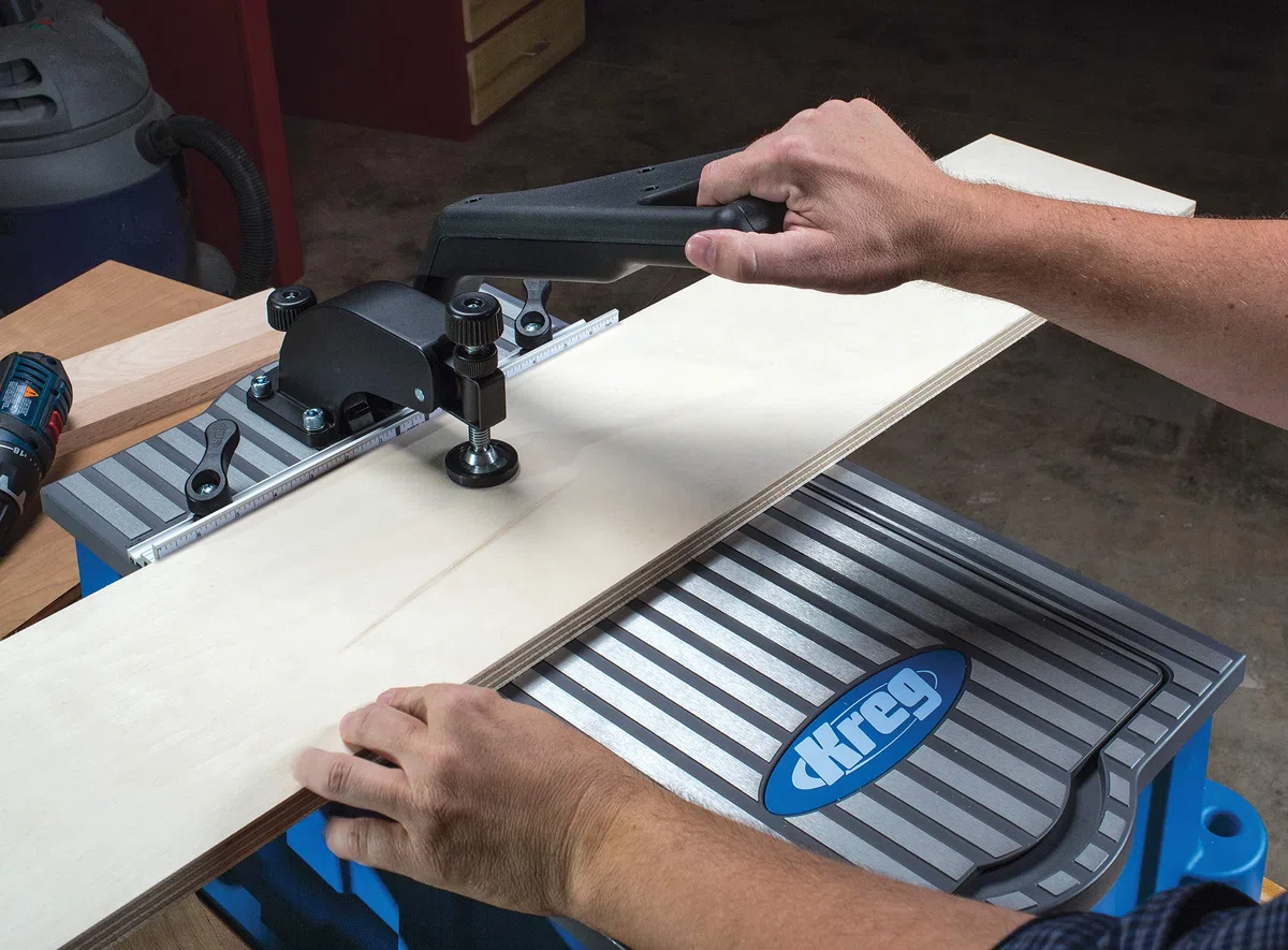 Kreg Máquina de agujeros de bolsillo Foreman - Especificaciones europeas
