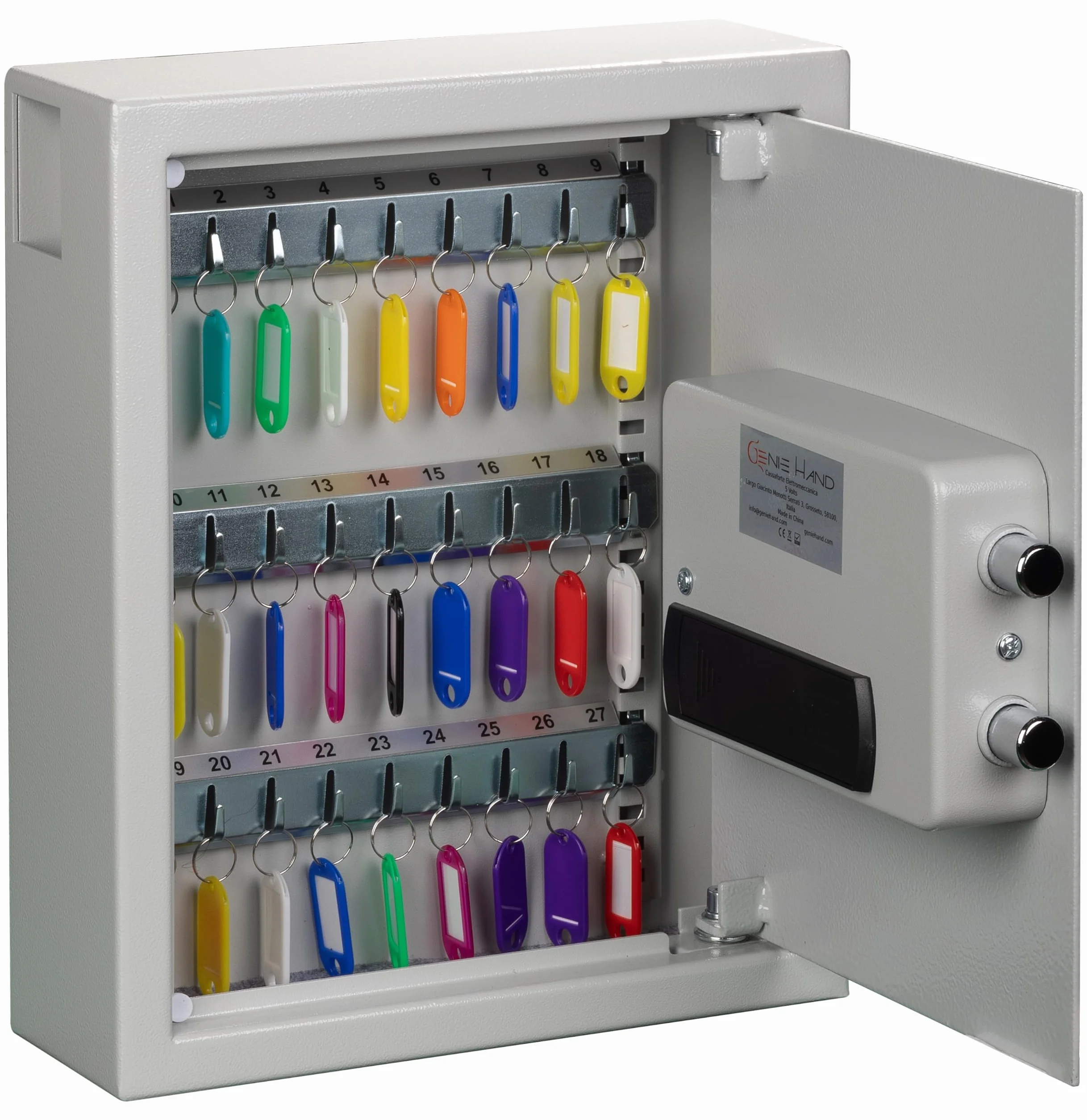 Genie Hand - Caja de seguridad para llaves - Cerradura B-Class - Acero 100%