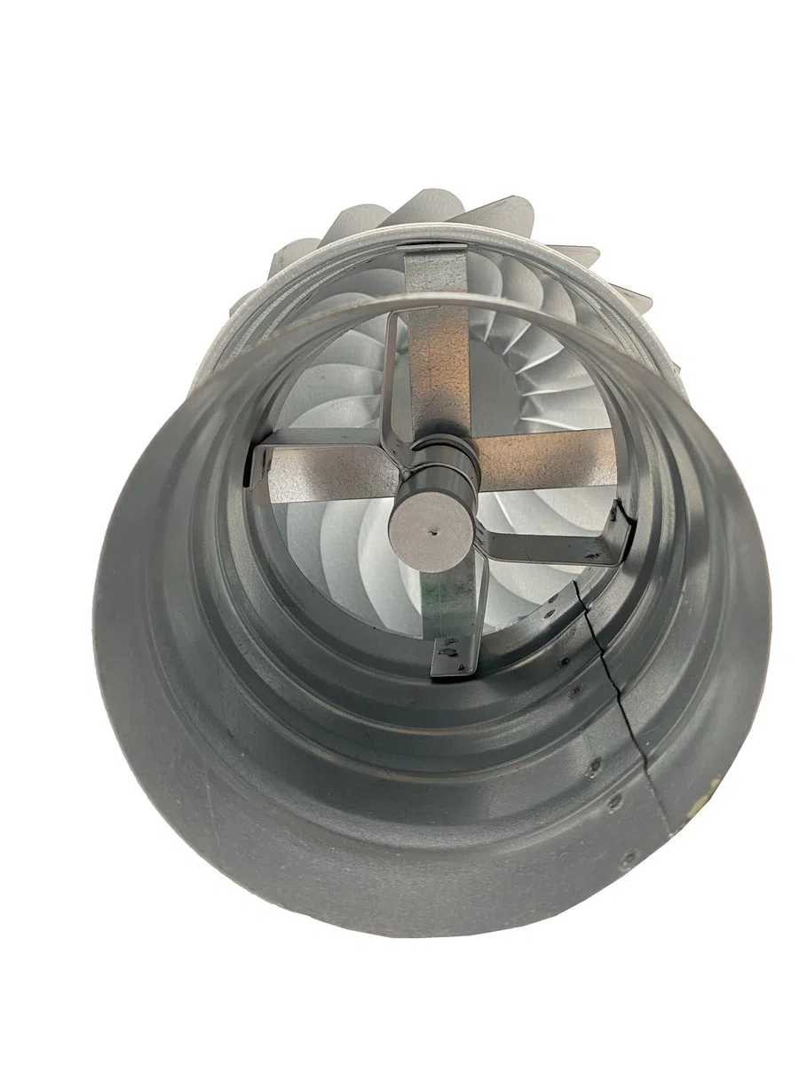 SOMBRERO EXTRACTOR 150MM DE HUMO EN ACERO GALVANIZADO GORRO GIRATORIO PARA SALIDA DE HUMO DE CHIMENEAS ESTUFAS DE DIAMETRO: (150)
