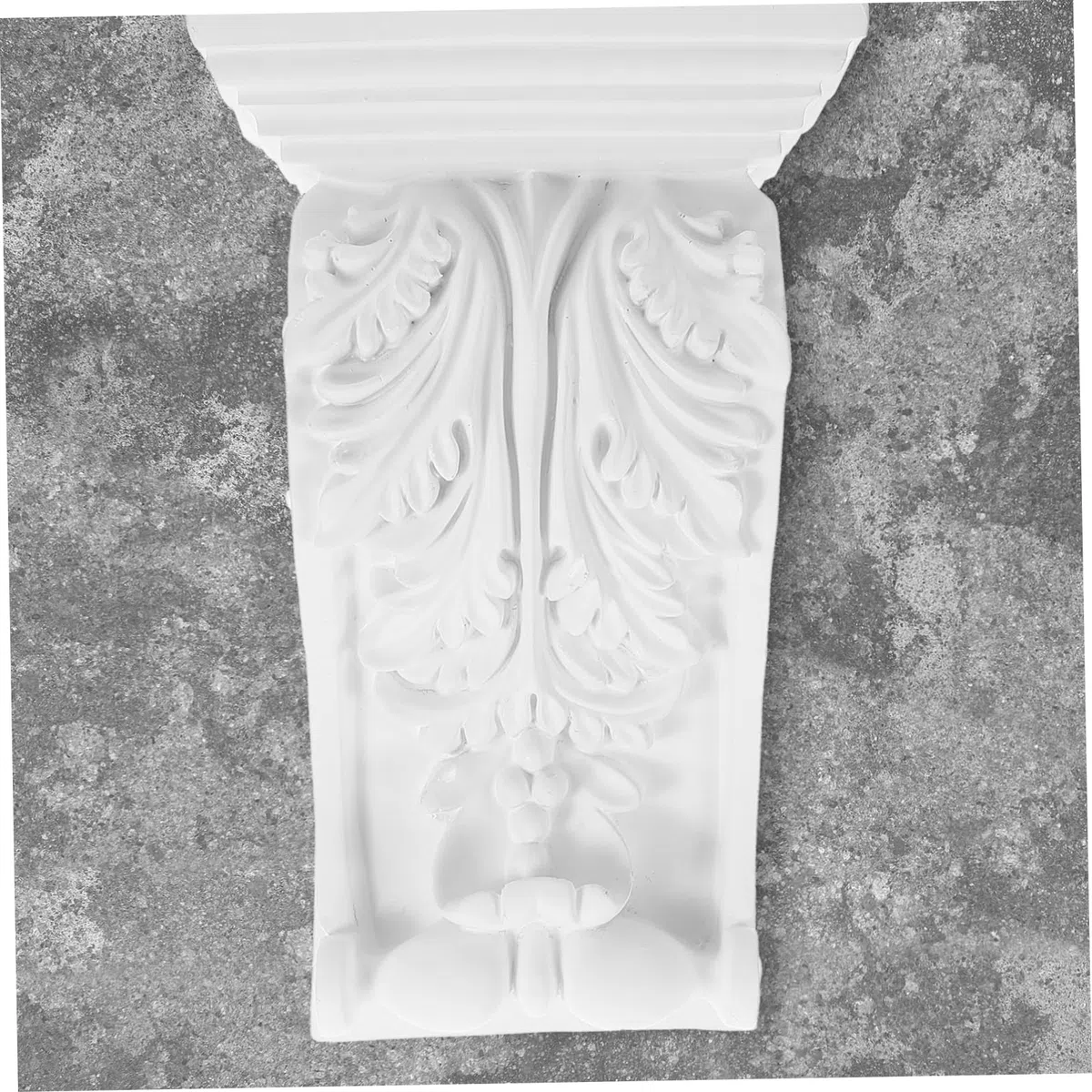 Ménsula Decorativa Europea Tallada Estilo Clásico 8.07x5.31x3.14in para Molduras de Pared