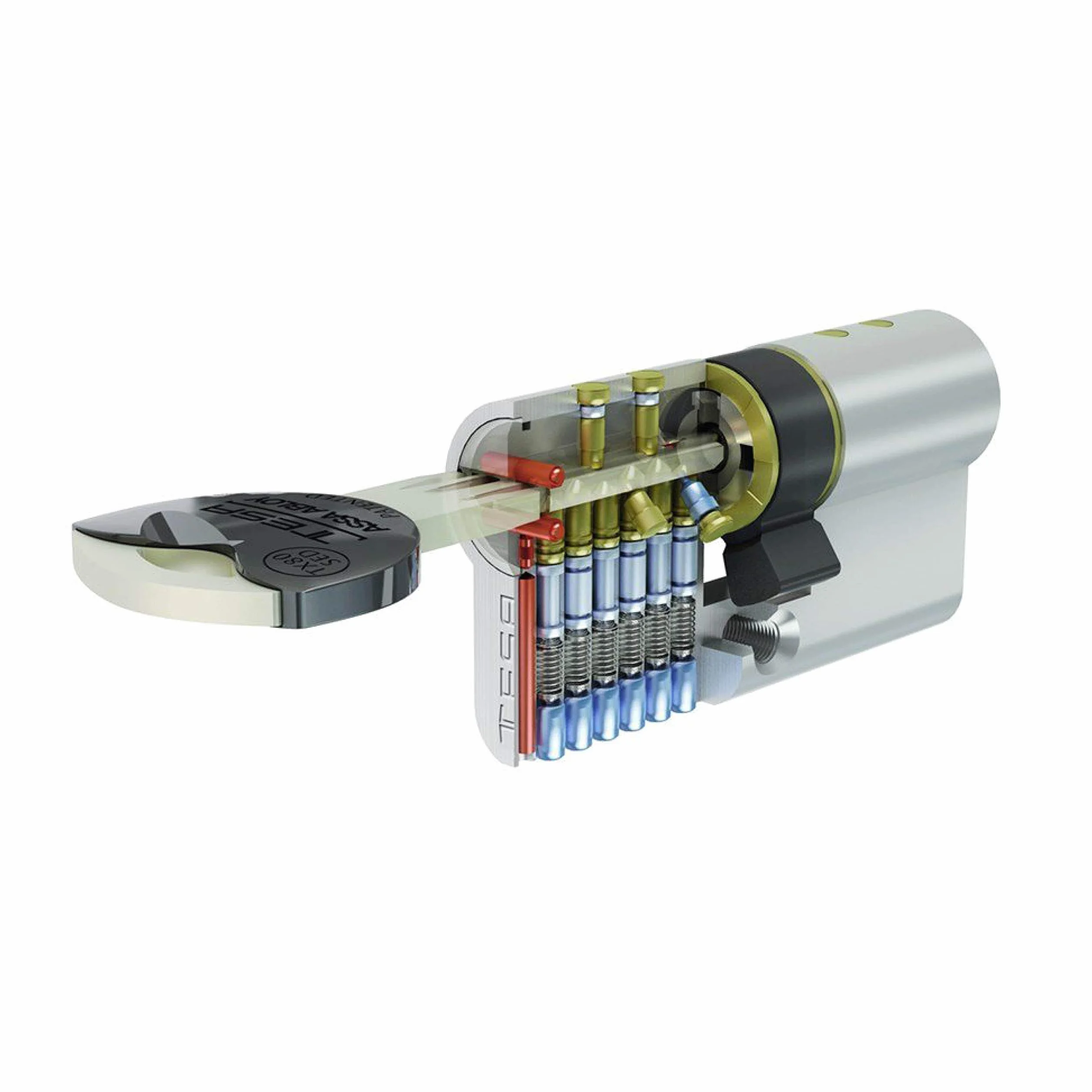 Tesa Assa Abloy - TX853030L- Cilindro de alta seguridad TX80 30x30 latonado