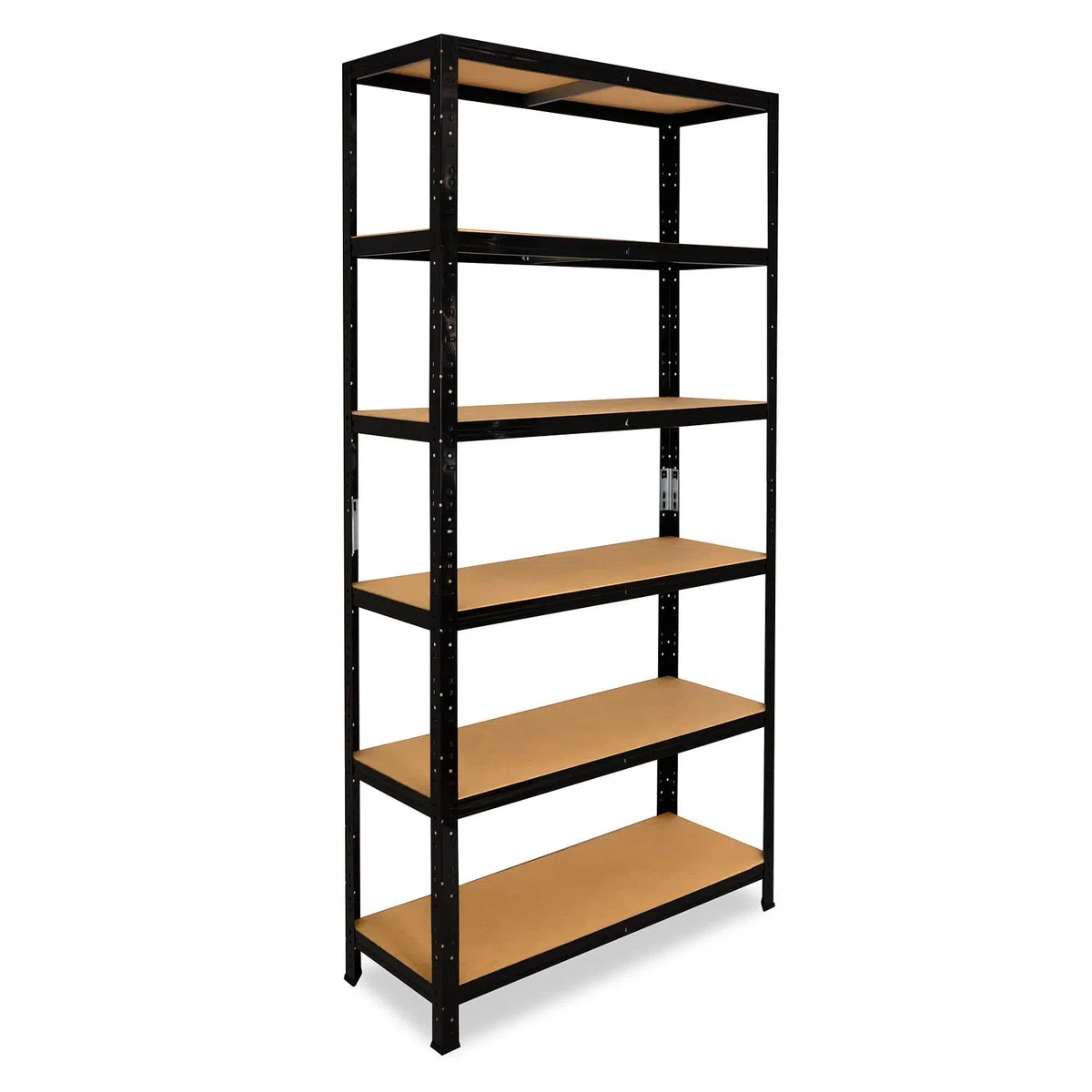 shelfplaza Black 180x100x30 cm Estantería Pesada en Negra con 6 baldas y 145 kg de Capacidad de Carga por balda