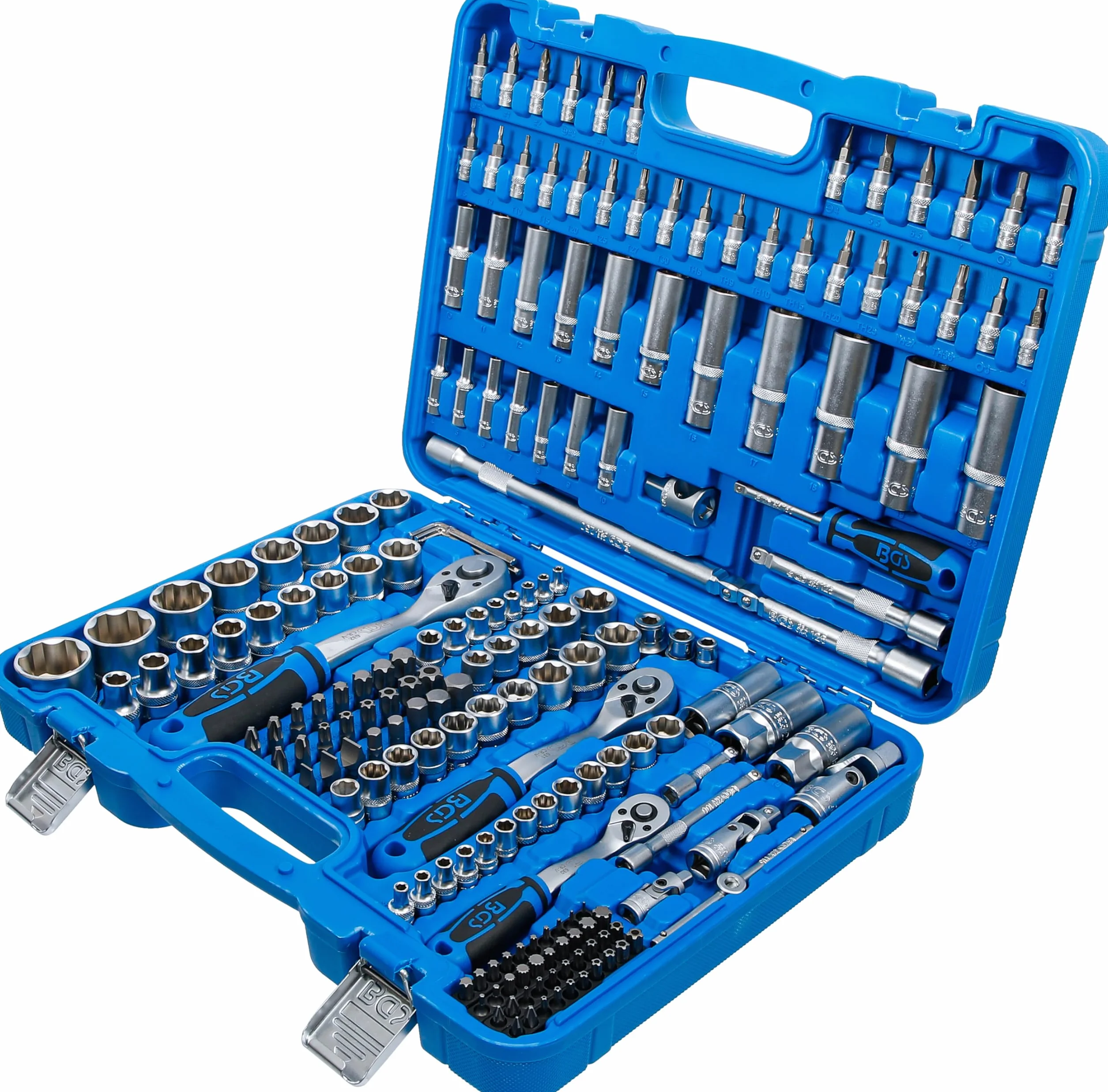 BGS 2292 | Juego de llaves de vaso Super Lock | entrada 6,3 mm (1/4") | 10 mm (3/8") / 12,5 mm (1/2") | 192 piezas
