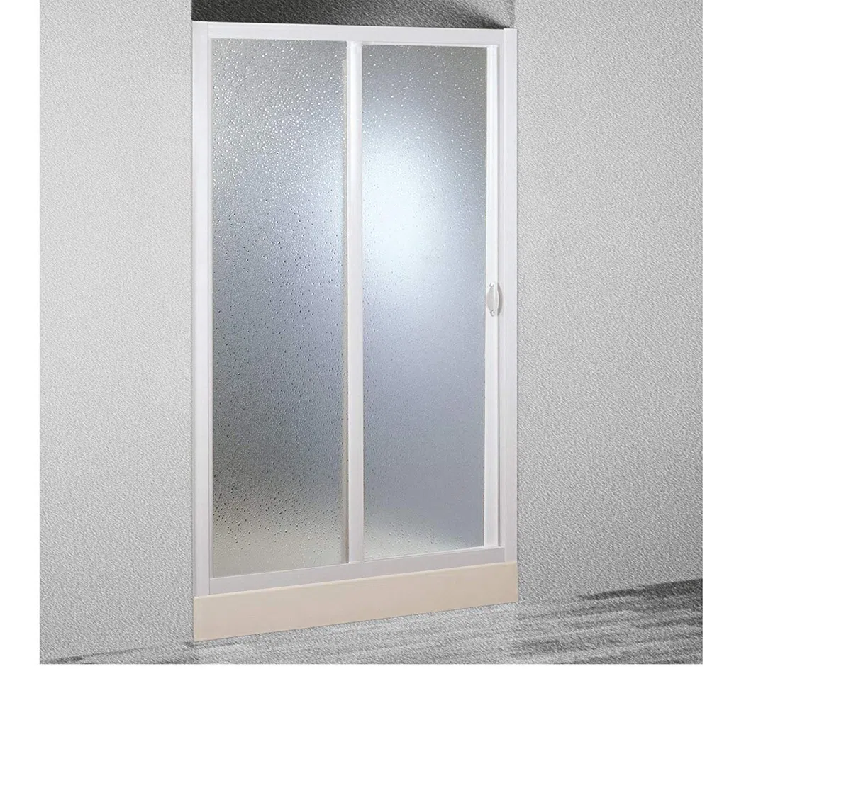 Forte Mampara de Ducha 150 CM de Acrílico Mod. Smart con Apertura Lateral