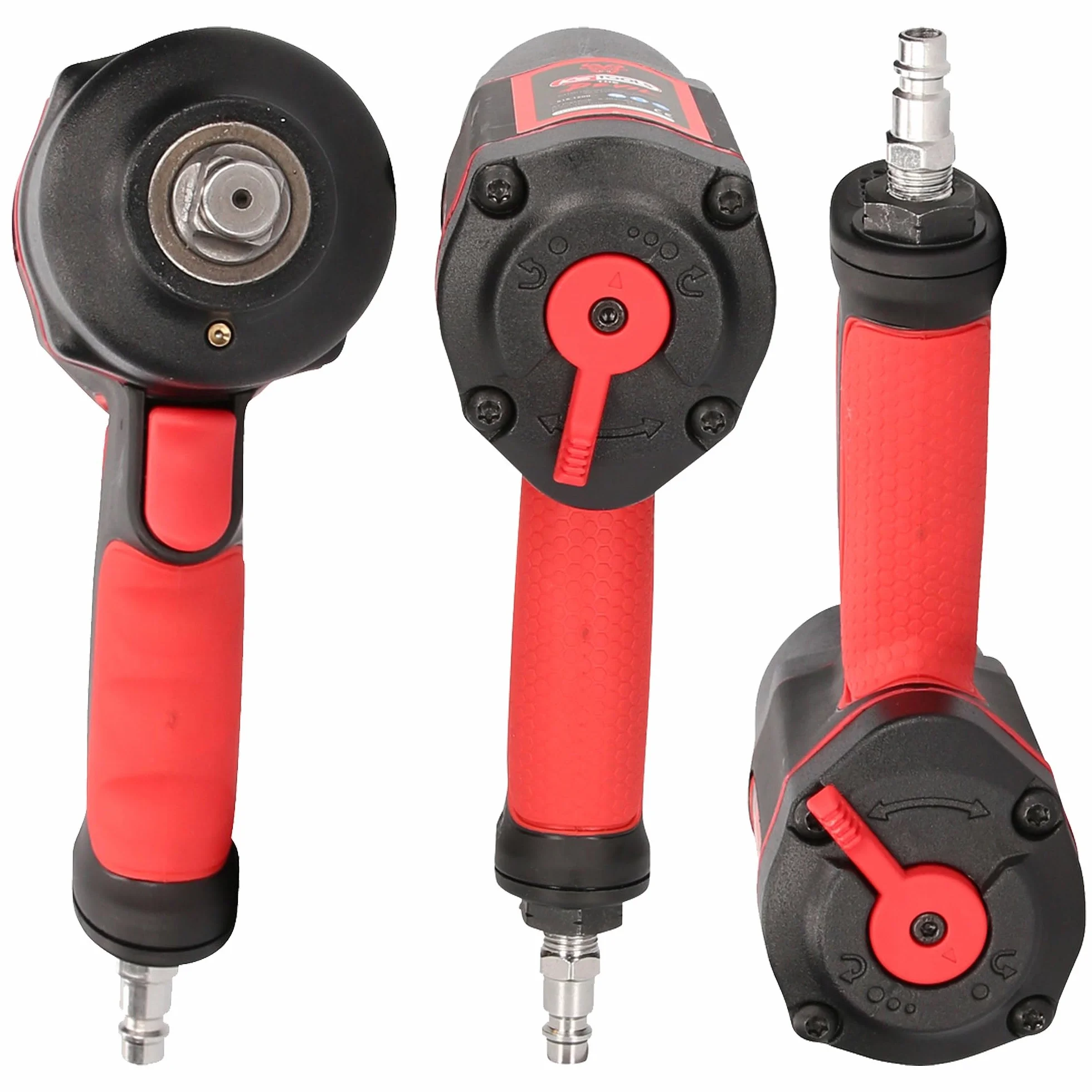 KS Tools 515.1200 Atornillador de impacto neumático de alta potencia de 1/2" THE DEVIL, 1600 Nm