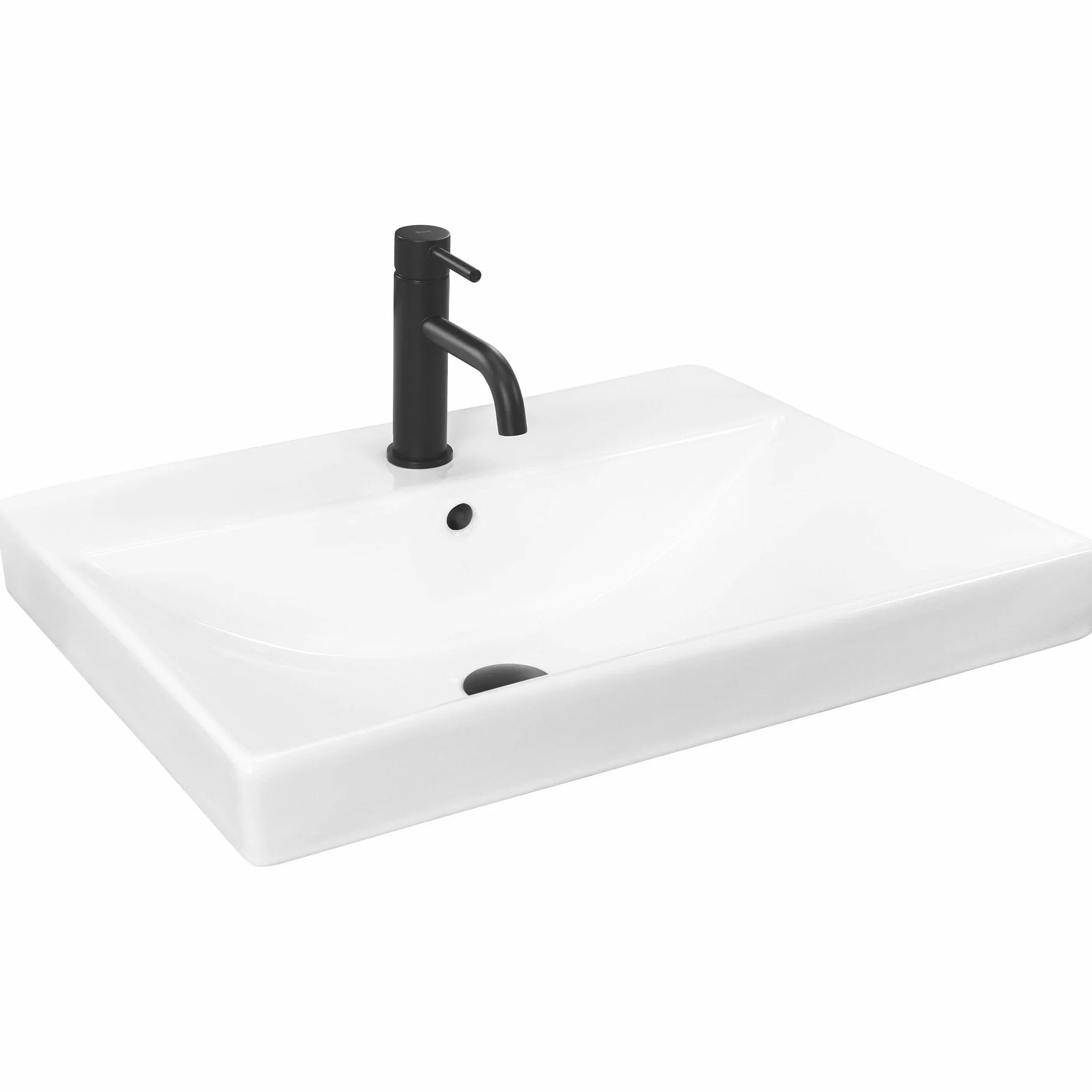 Rea U3326, Lavabo empotrado MANDY, White