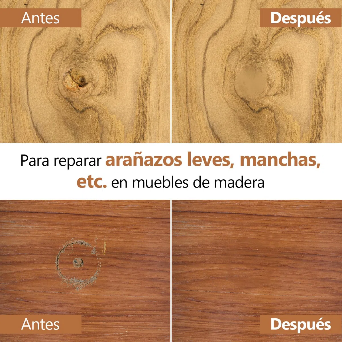 Herenear Kit de Reparación de Laminado, 22 Piezas Kit de Reparación de Madera Masilla, 12 Colores Cera Reparación Madera, Reparación Grietas, Arañazos, Agujeros