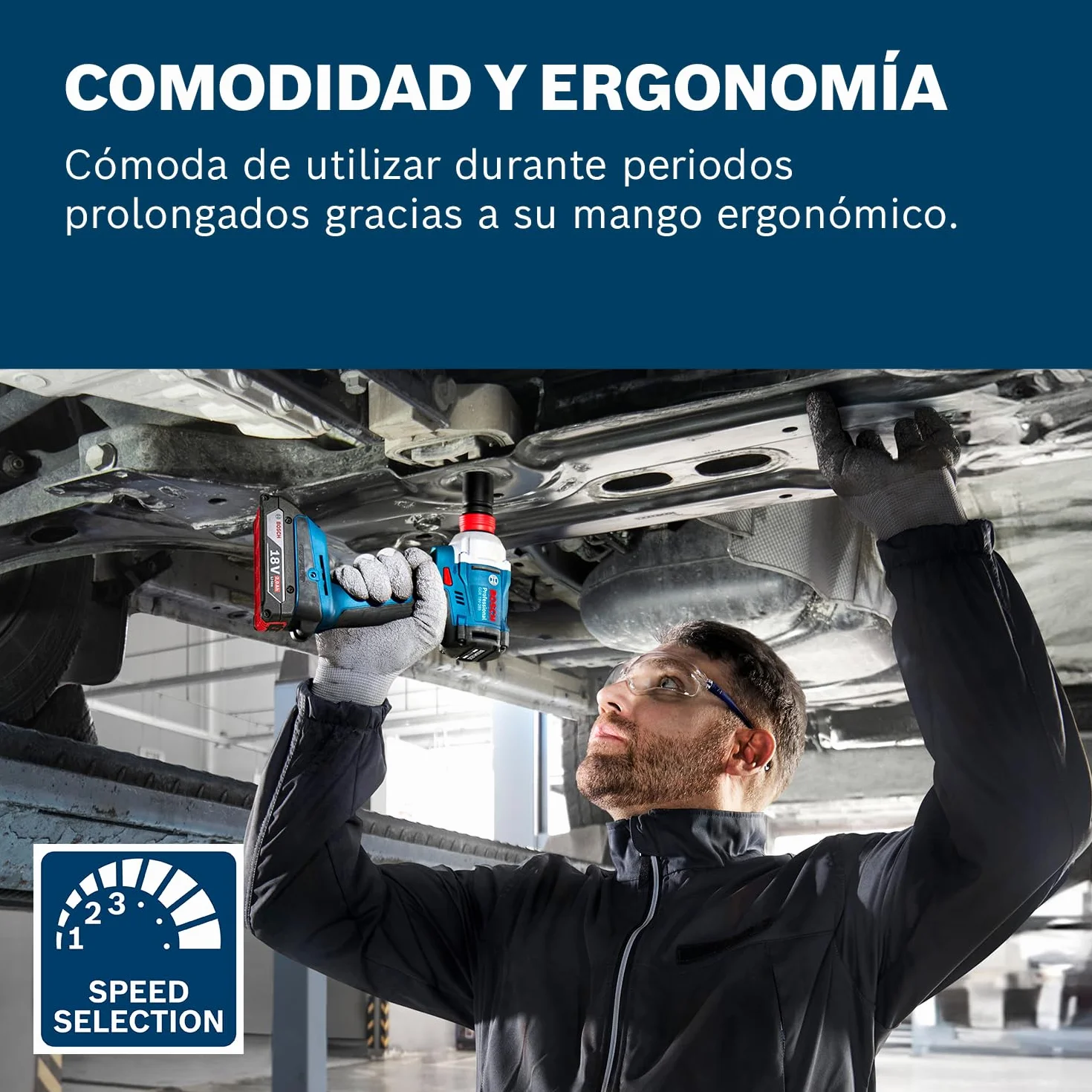 Bosch Professional 18V System llave de impacto a batería GDX 18V-285 (incl. 2x baterías GBA 4.0Ah, cargador GAL 18V-20, L-BOXX)