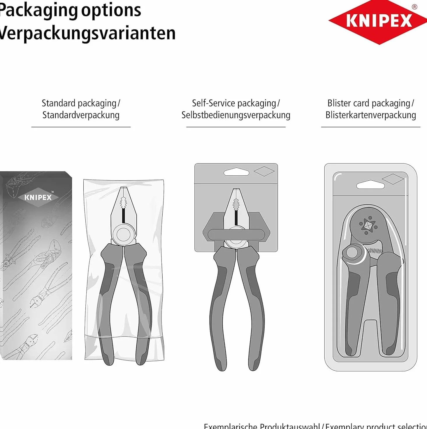 KNIPEX Cortatubos para tubos multicapa y de protección cromado con mangos multicomponente 210 mm, 90 25 20