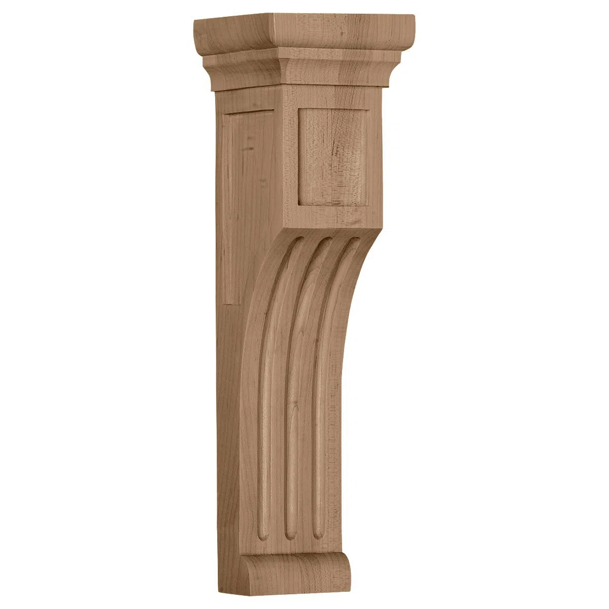 Ekena millwork cm (W x D x H de 14 empotrable Groove ménsula, marrón, COR04X04X14RERW