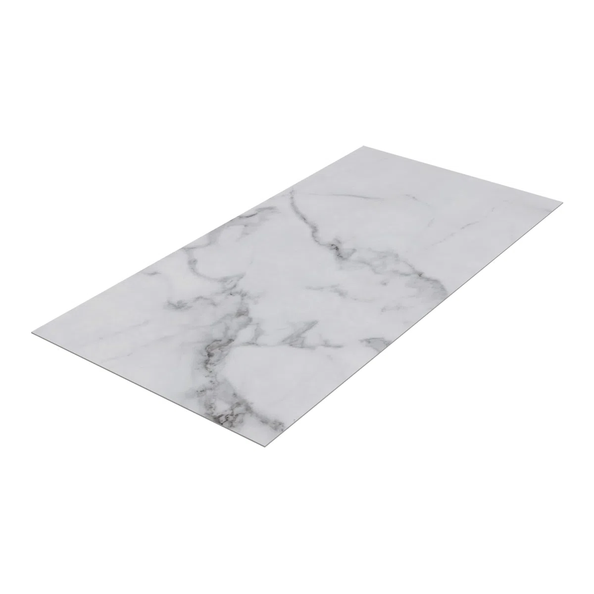 [neu.haus] Decorativo Conjunto de 4 Paneles de Pared Bladel Revestimiento de Paredes para Ducha Baño Cocina Salón Resistente a la Humedad de PVC Grosor 3 mm 120x60cm - White Marble