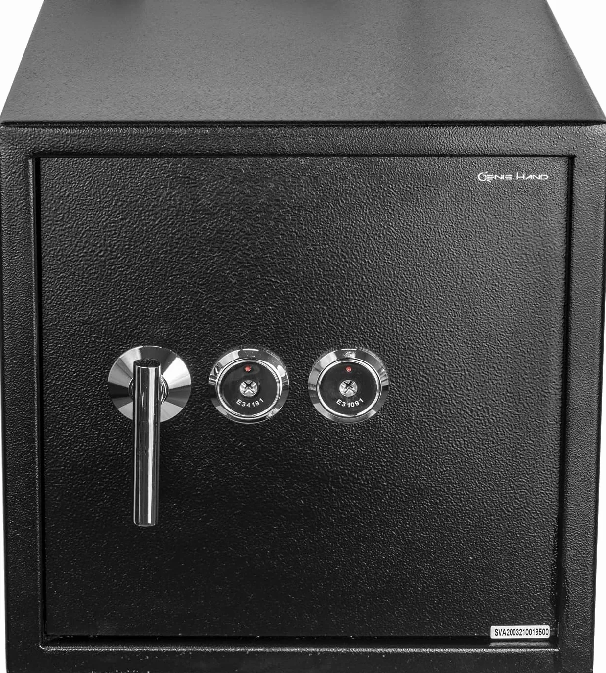 Genie Hand – Caja fuerte con doble cerradura – 2 cruzada cerradura – (Estándar)