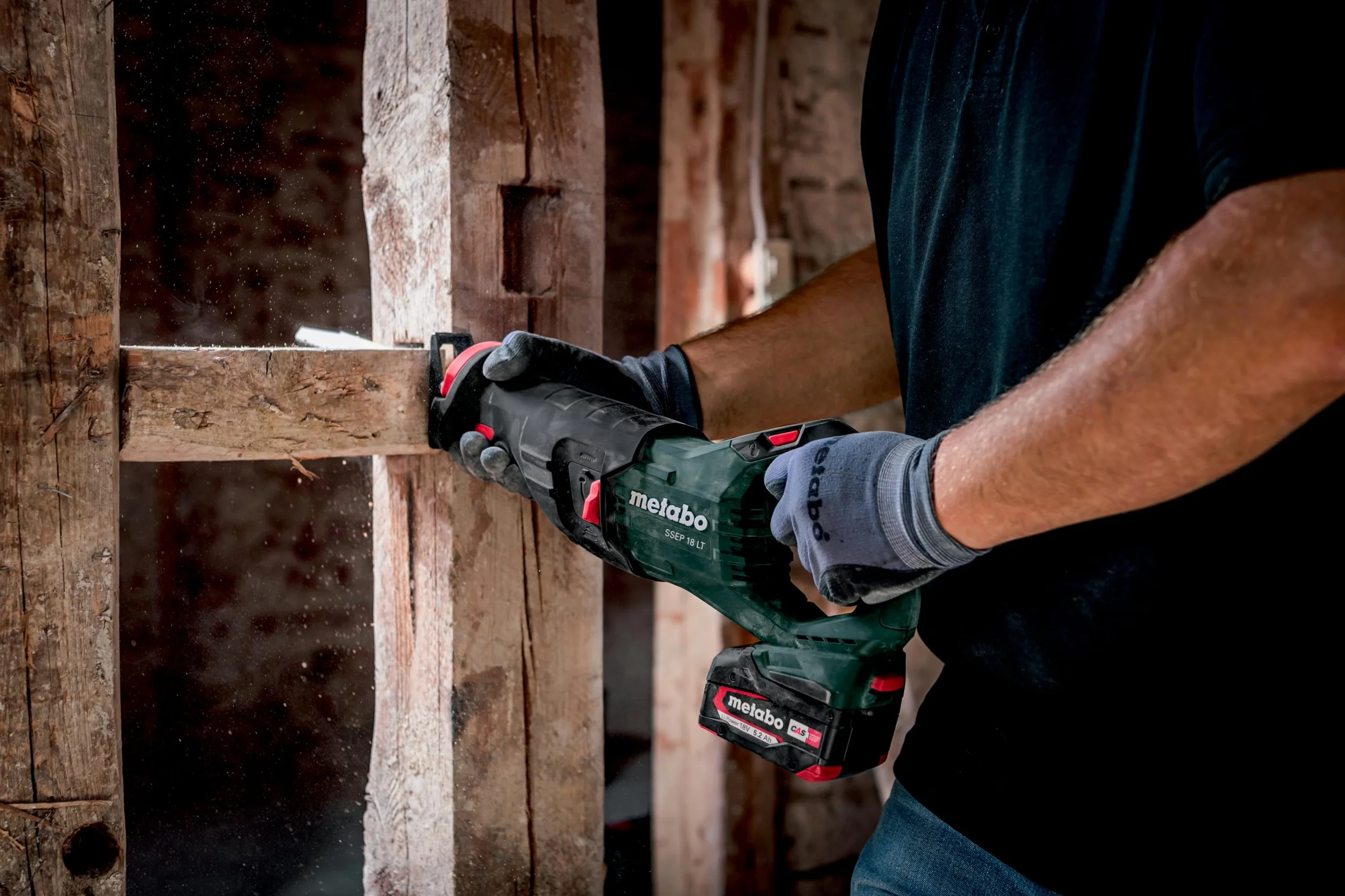 Metabo SSEP 18 LT Sierra reciprocante Alimentado por pilas/cargador, Sin cargador 18 V