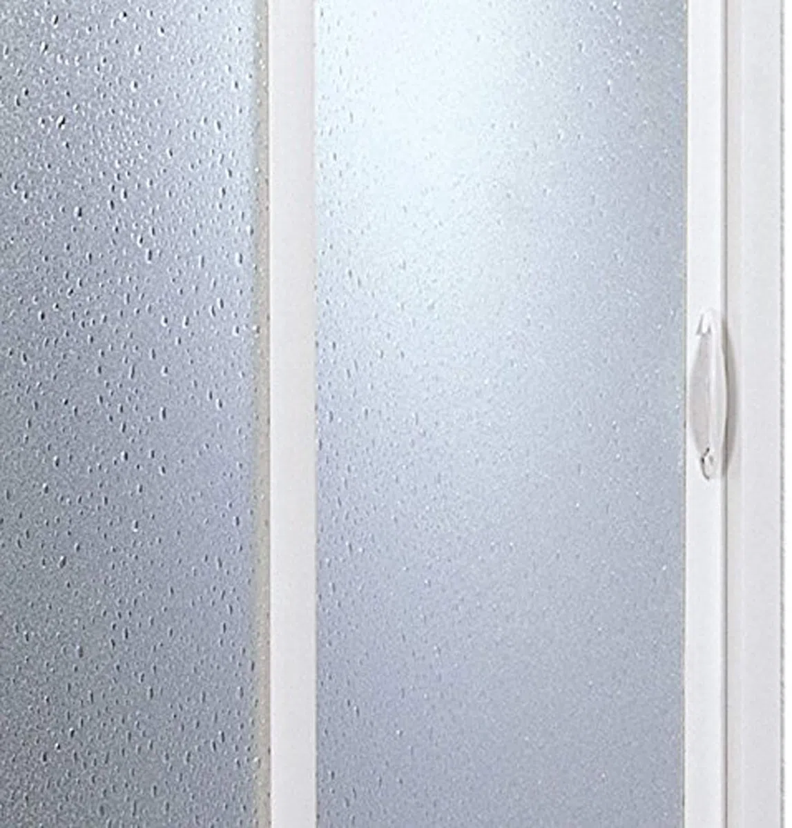 Forte Mampara de Ducha 150 CM de Acrílico Mod. Smart con Apertura Lateral