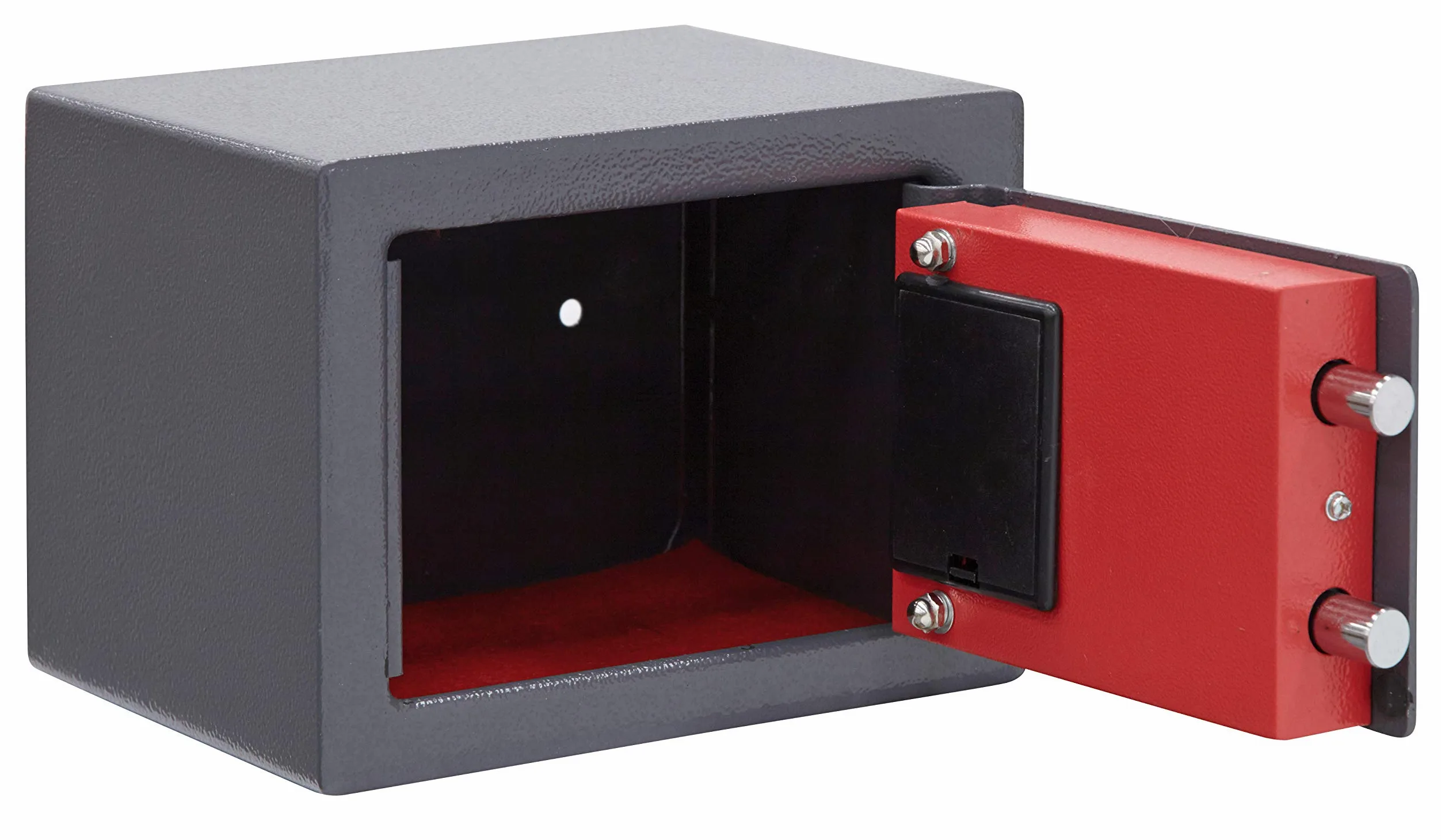 ARREGUI D-HE/0 Caja Fuerte de Acero con Cerradura Electrónica, Teclado con Código Programable, Caja de Seguridad para Casa y Hogar, con Llave de Emergencia, 17 x 23 x 17 cm, 5 L