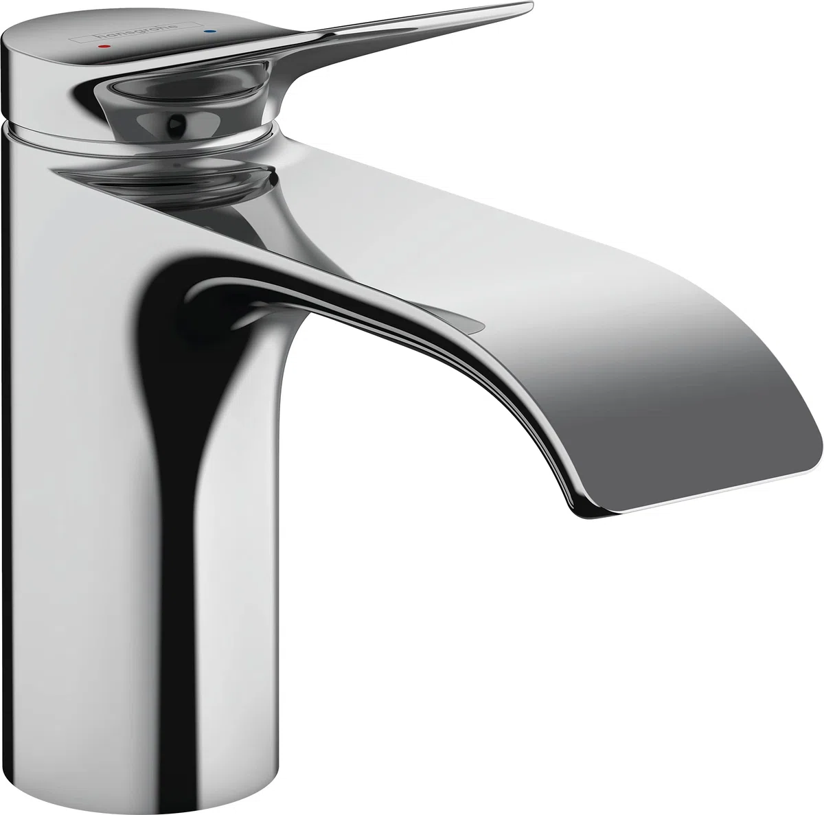 hansgrohe Vivenis Grifo monomando de lavabo 80 sin vaciador automático, cromo, 75012000