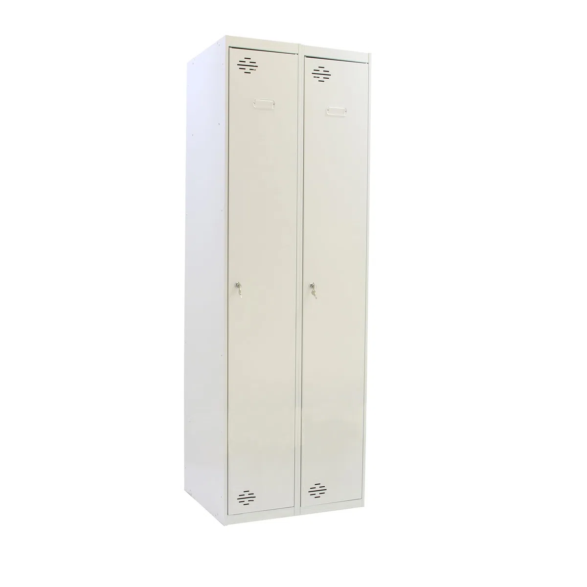 Simon Rack Taquillas Vestuario Metálica, 1800x600x500 mm, 1 Puerta, 2 Módulos, Incluye Llave, Gris - Simonlocker