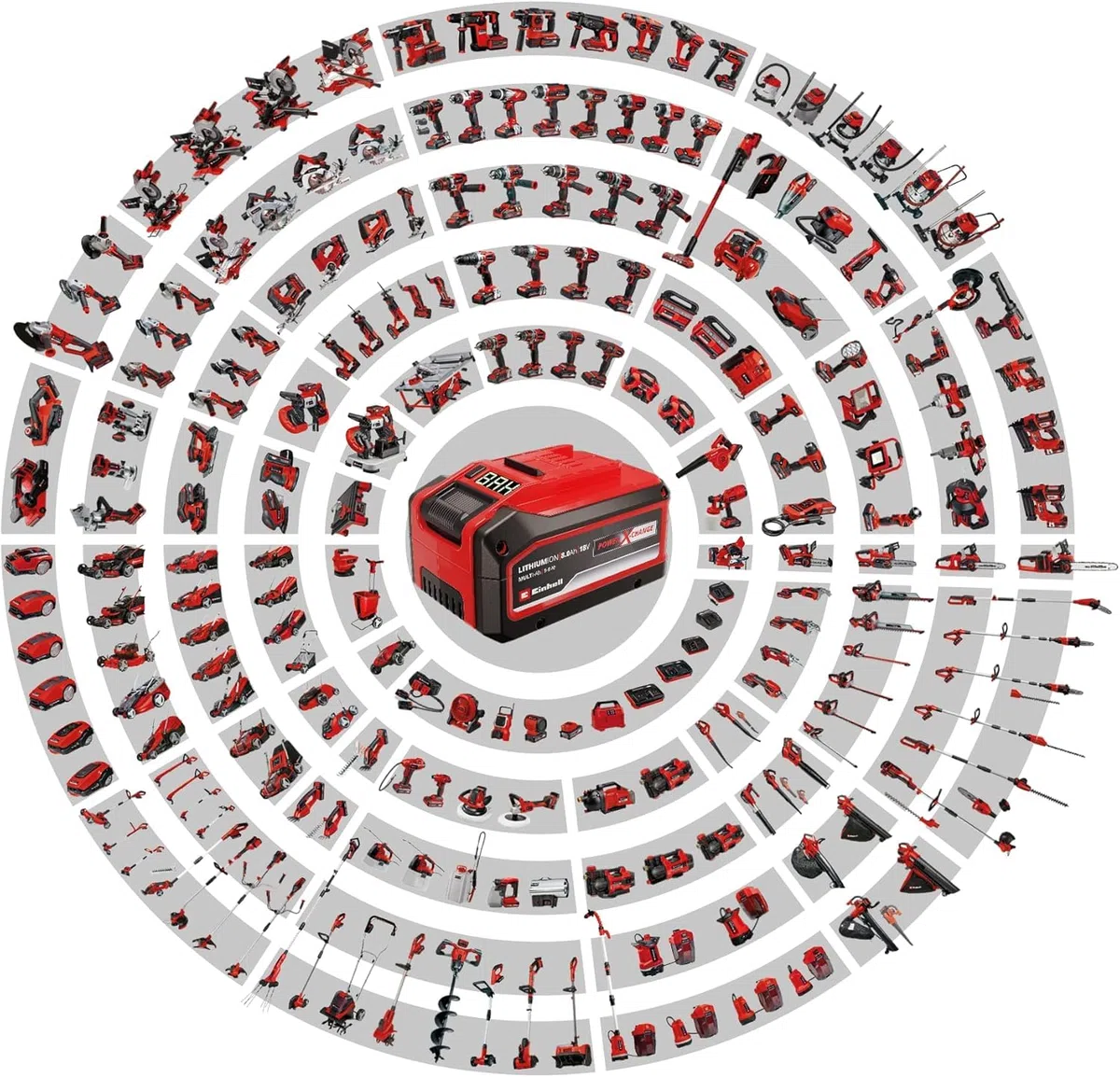 Einhell Taladro percutor con batería TE-CD 18/2 Li +22 (1x2,5 Ah) PXC (iones de Li, 18 V, 44 Nm, engranaje de 2 veloc., incl. batería de 2,5 Ah, cargador rápido, caja de puntas de 22 piezas y maletín)