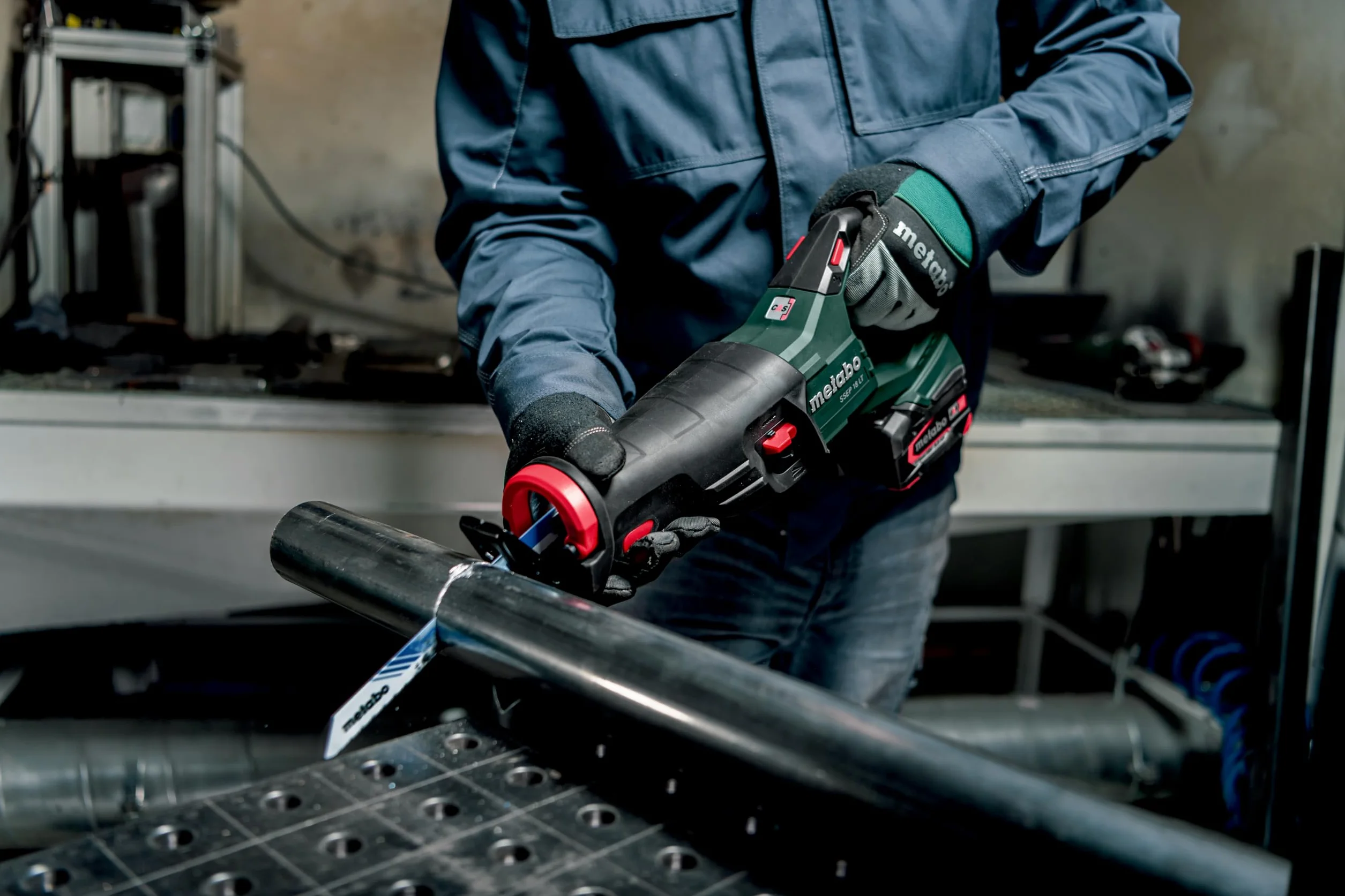 Metabo SSEP 18 LT Sierra reciprocante Alimentado por pilas/cargador, Sin cargador 18 V