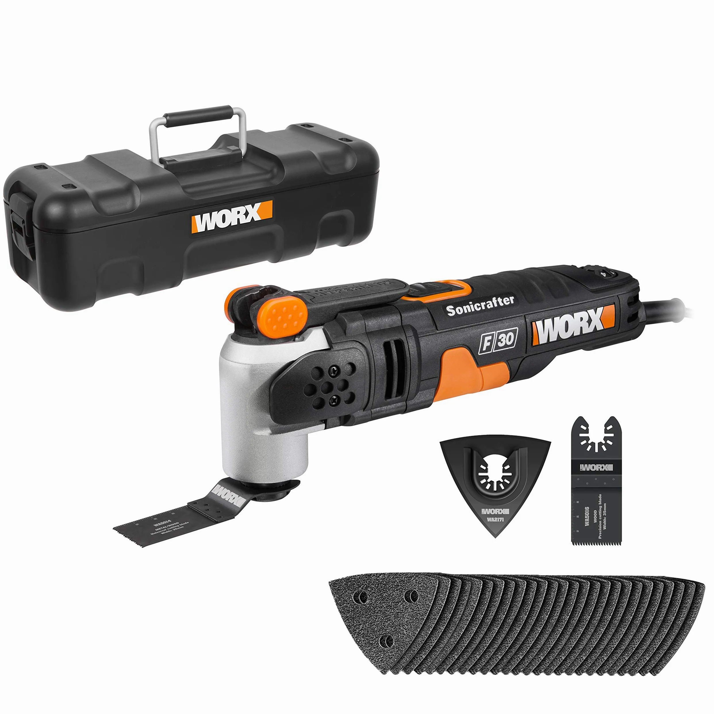 WORX Multiherramienta Sonicrafter 350W | WX680 | Velocidad variable, sistema Hypelock, interface universal