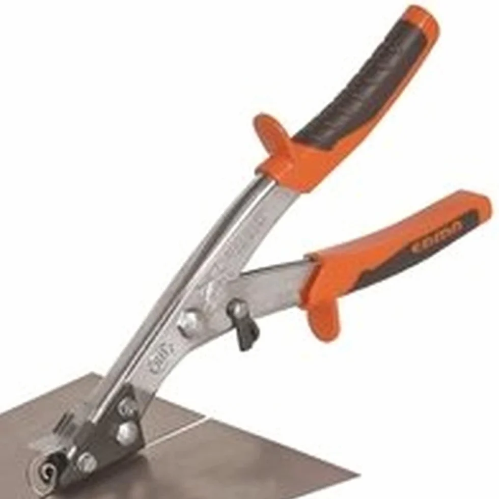 EDMA - Supercoup NR1 - Cizalla Recortadora con Cortador de Virutas Integrado - Para Chapa Plana - Capacidad 0,6-2mm - 11055 - Herramienta Manual de Calidad para Uso Profesional y Doméstico