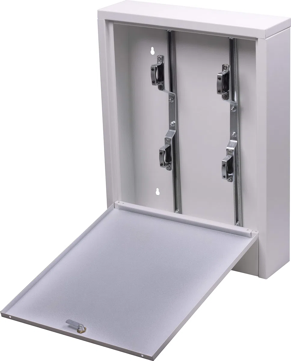 Caja metálica para colector 450x600x120 mm | Ideal para proteger y organizar colectores de calefacción o fontanería | Resistente, estética y fácil de instalar | QUICK PLOMBERIE