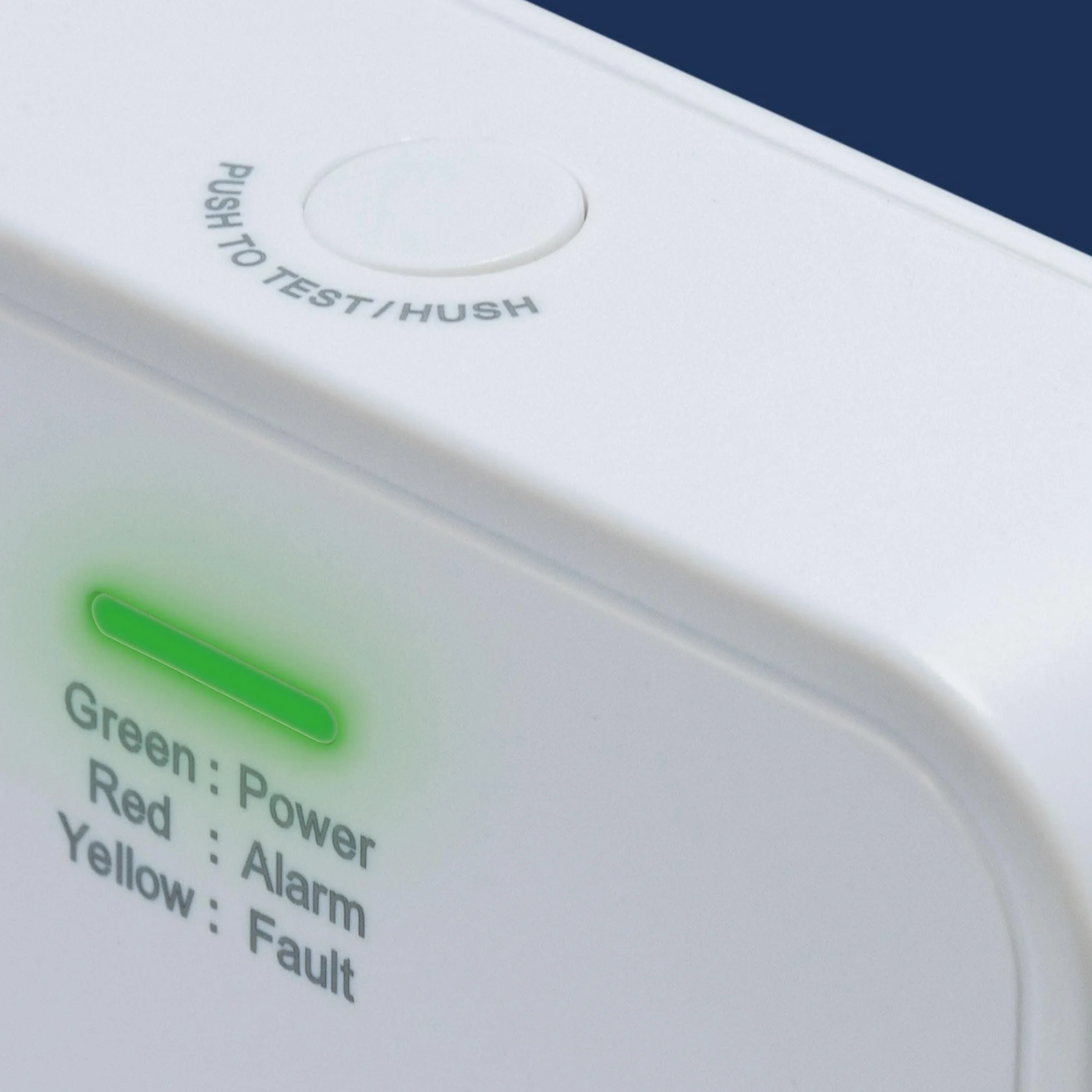 ABUS Detector de monóxido de carbono COWM370 - detector de CO para viviendas con sensor de 7 años de duración, potente alarma de 85 dB; botón de prueba y 3 años de duración de las pilas - blanco
