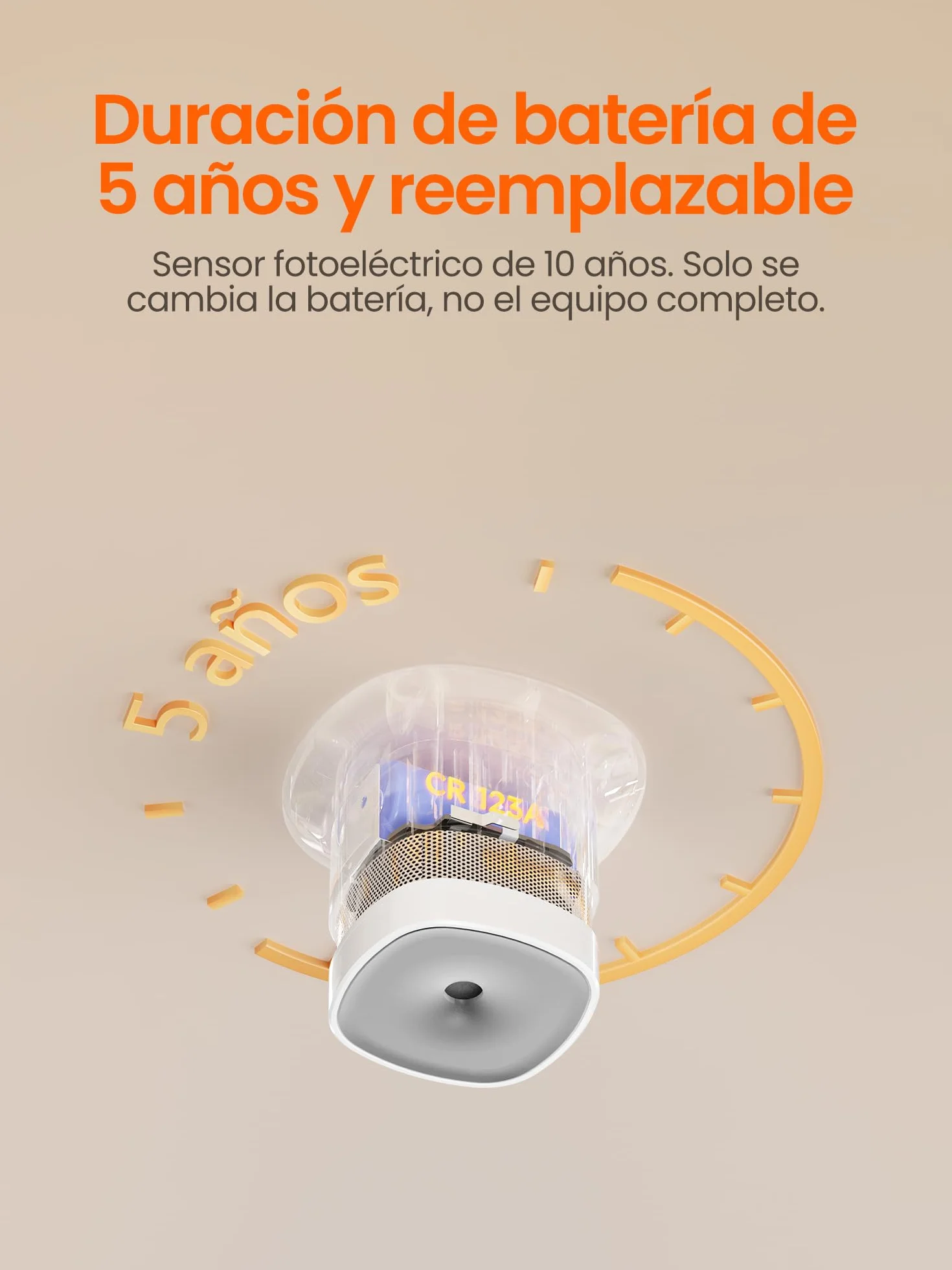 Heiman Smart HS1SA-E Plus - Detector de humo (3 unidades)