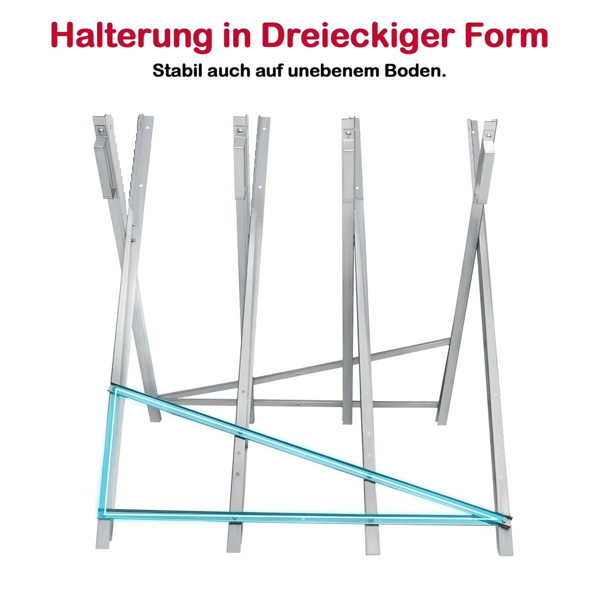 ACXIN Caballete plegable de metal, galvanizado, plegable, para motosierras, 82 x 80,5 x 79 cm, capacidad de carga máx. 150 kg