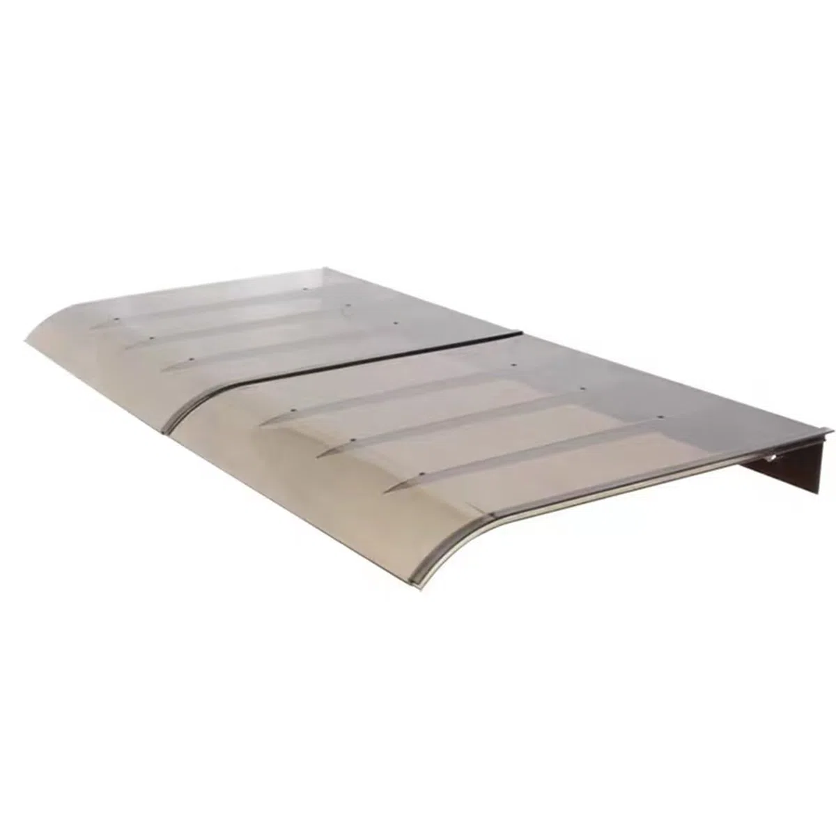 Toldo Cubierta Policarbonato Invisible Marquesina Puerta de Entrada Tejadillo Resistente Protección contra UV, Lluvia,Nieve Dosel de Techo Exterior Balcones Acondicionado (50 x 100 cm,Teal)