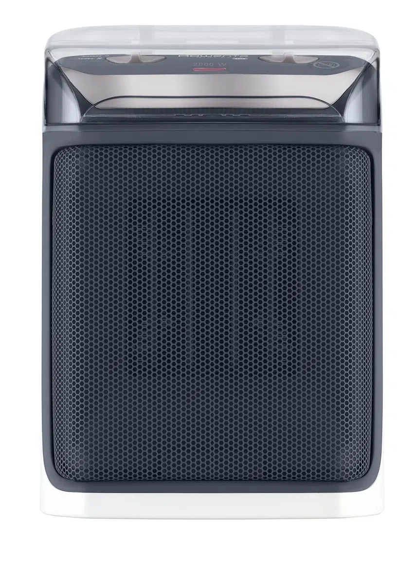 Rowenta Mini Excel Aqua Calentador de cerámica 2 en 1, Calefacción eléctrica, Calefacción supletoria, Ventilación fría, Potente, Silencioso, Compacto, Ideal para el baño SO9281F0