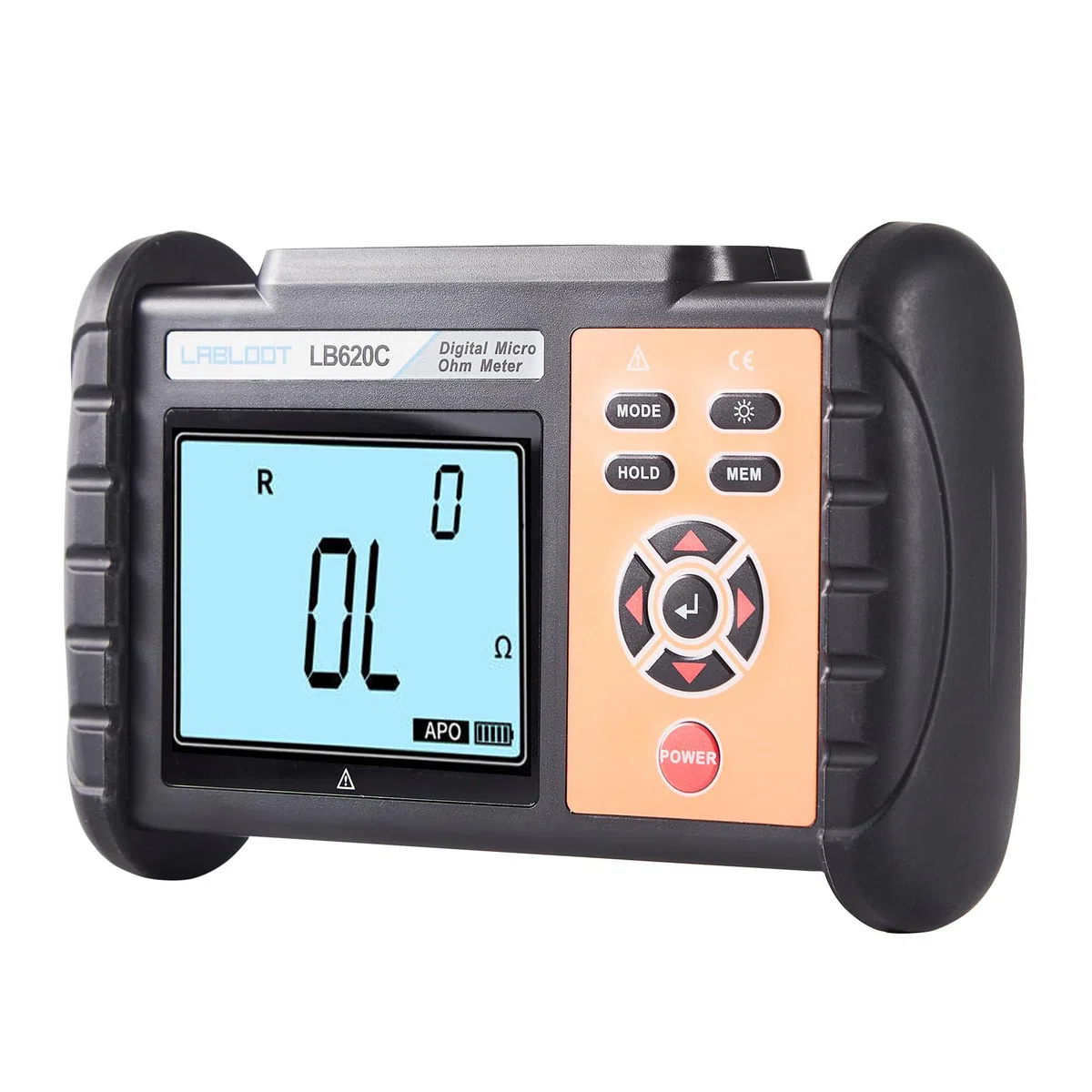 LB620C - Medidor digital de baja resistencia CC (equivalente a microohmios, conectores/comprobador de resistencia del motor)