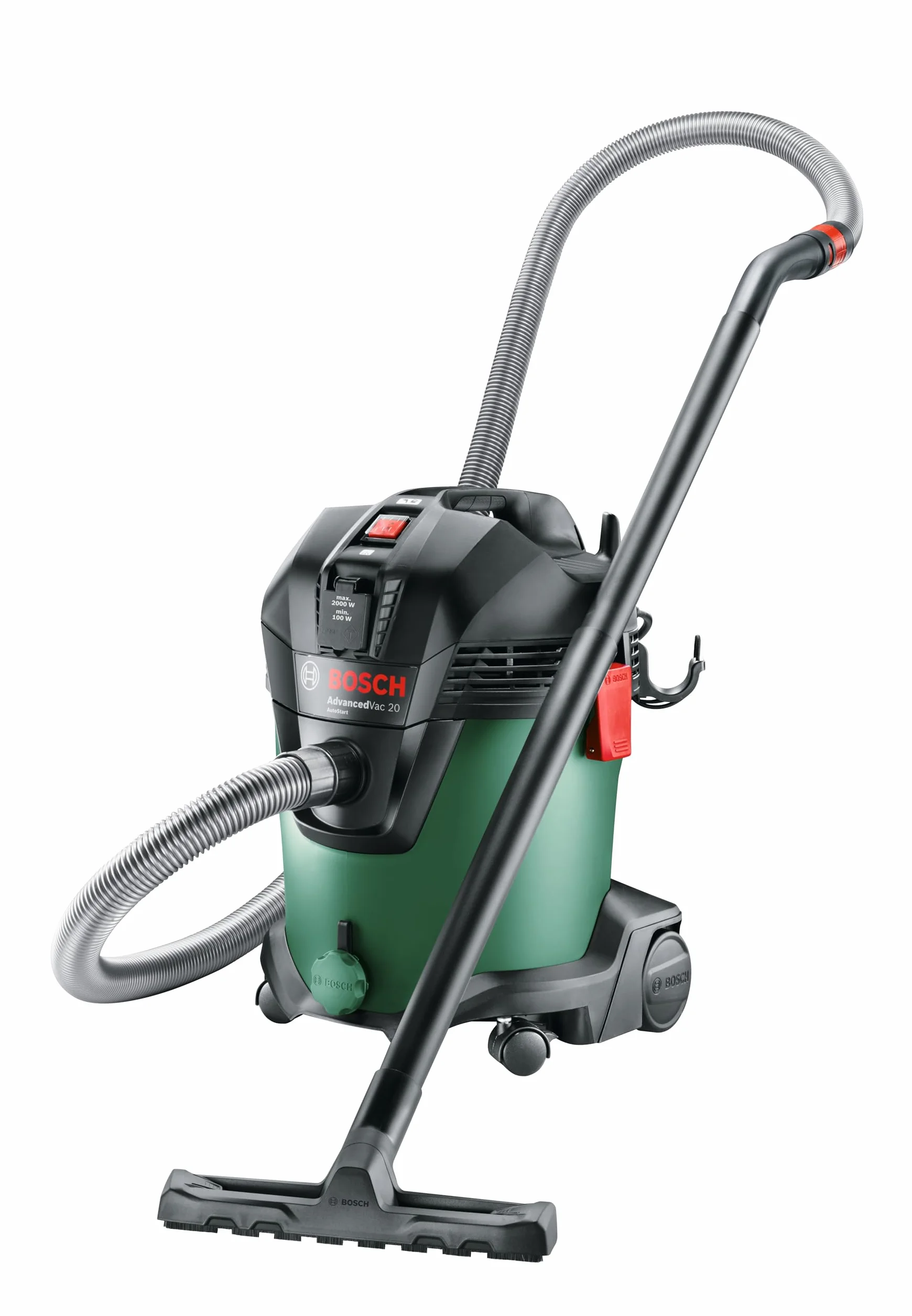 Bosch Aspirador en seco y húmedo AdvancedVac 20 (1200 vatios, Volumen de contenedor de 20 litros, en Caja)