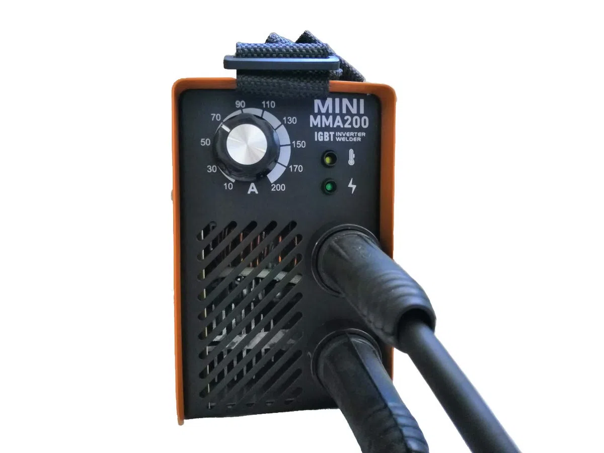 Máquina de Soldar Soldador de Arco Portátil Inversor IGBT Soldadora Inverter MINI MMA-200