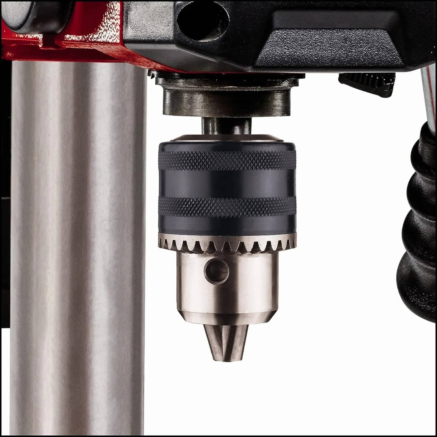 Einhell taladradora de columna TC-BD 450 (450 W, hasta 2650 rpm, 5 niveles, prof. máx. 50 mm, indicador prof., tope prof. ajustable, mesa de taladrado basculante/giratoria y regulable en altura)