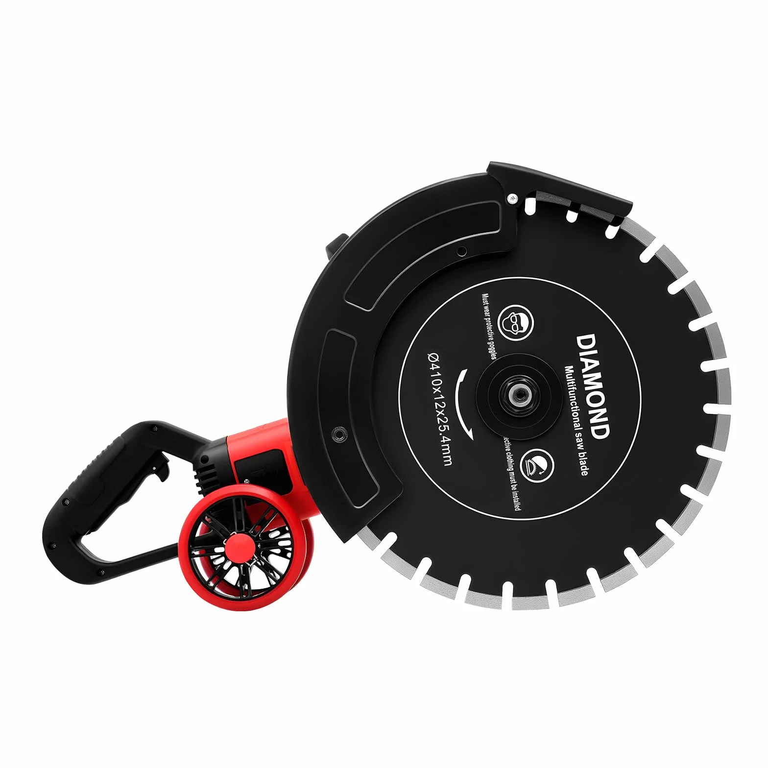 Sierra eléctrica para hormigón de 4000 W, 3000 rpm, máquina de corte de piedra y bomba de agua