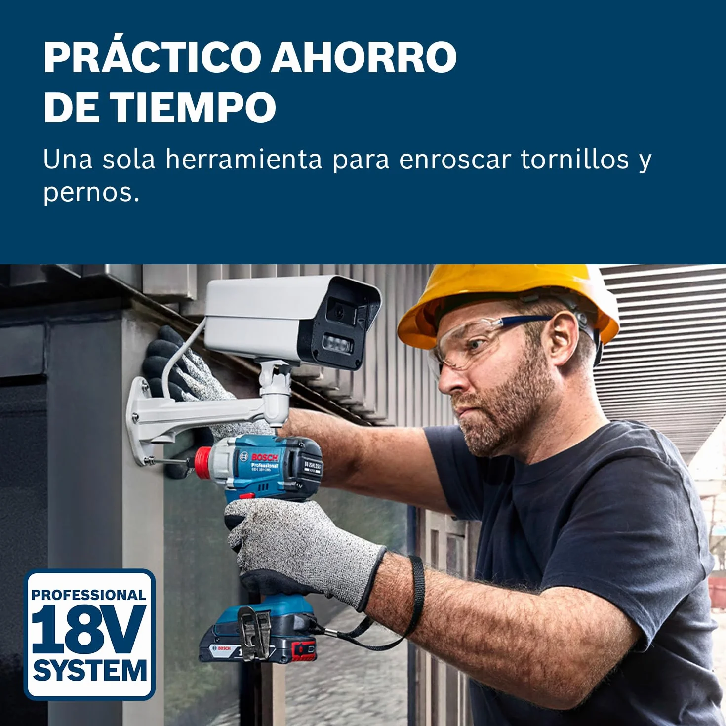 Bosch Professional 18V System llave de impacto a batería GDX 18V-285 (incl. 2x baterías GBA 4.0Ah, cargador GAL 18V-20, L-BOXX)