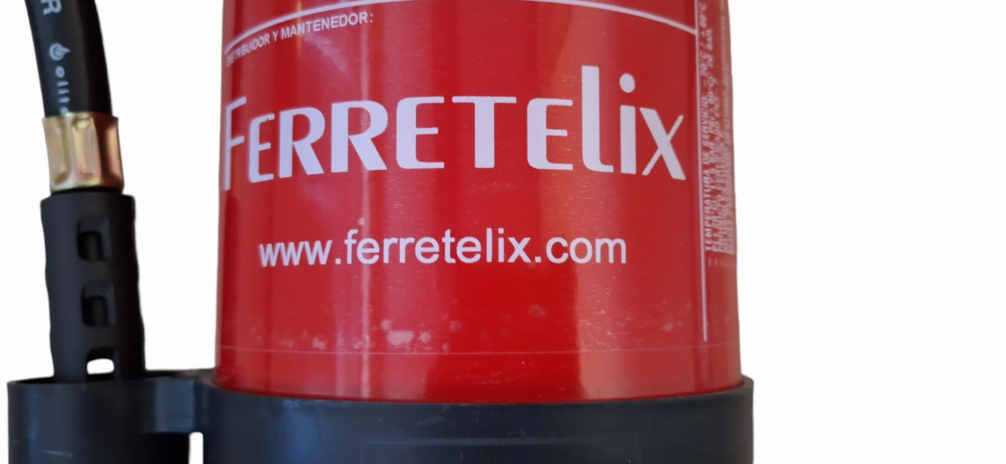Ferretelix®. Extintor 6 kg polvo ABC ALTA EFICACIA 34A 233B + soporte de pared + cartel fotoluminiscente extintor. FABRICADO EN 2026