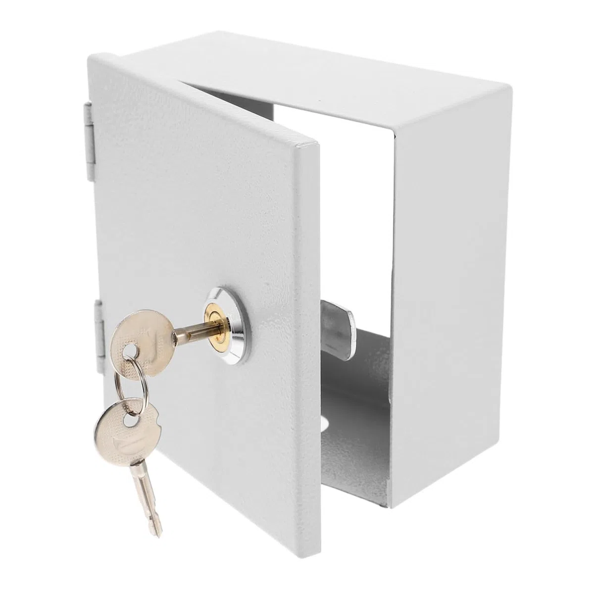 Caja de Conexiones Metálica para Enchufes, Caja Eléctrica Inoxidable Cerradura y Llaves para Uso en Vehículos Eléctricos y Exteriores