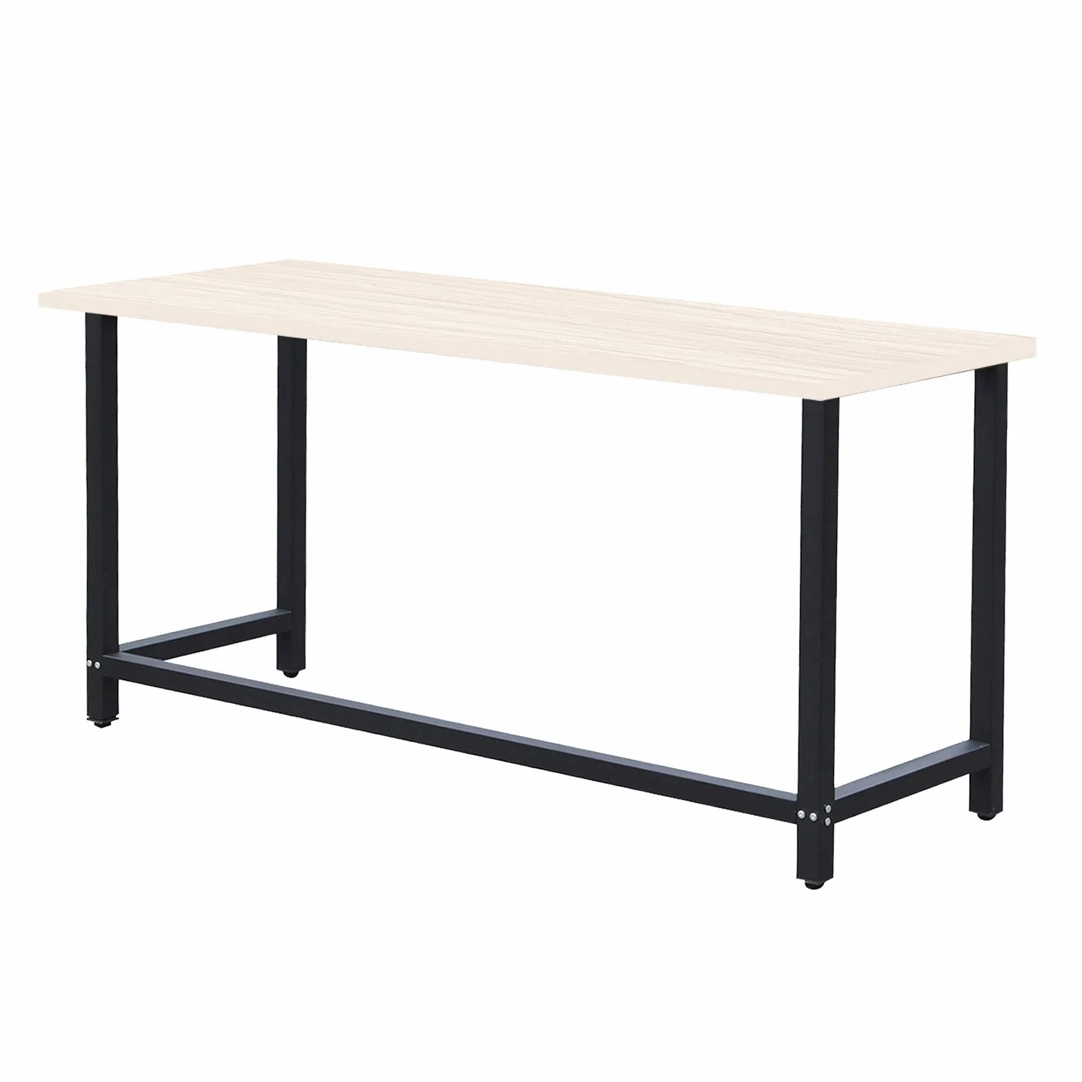 Soporte Banco Trabajo 50x125x80cm armazón Bastidor Caballete Mesa Trabajo empaquetar embalar Taller Negro