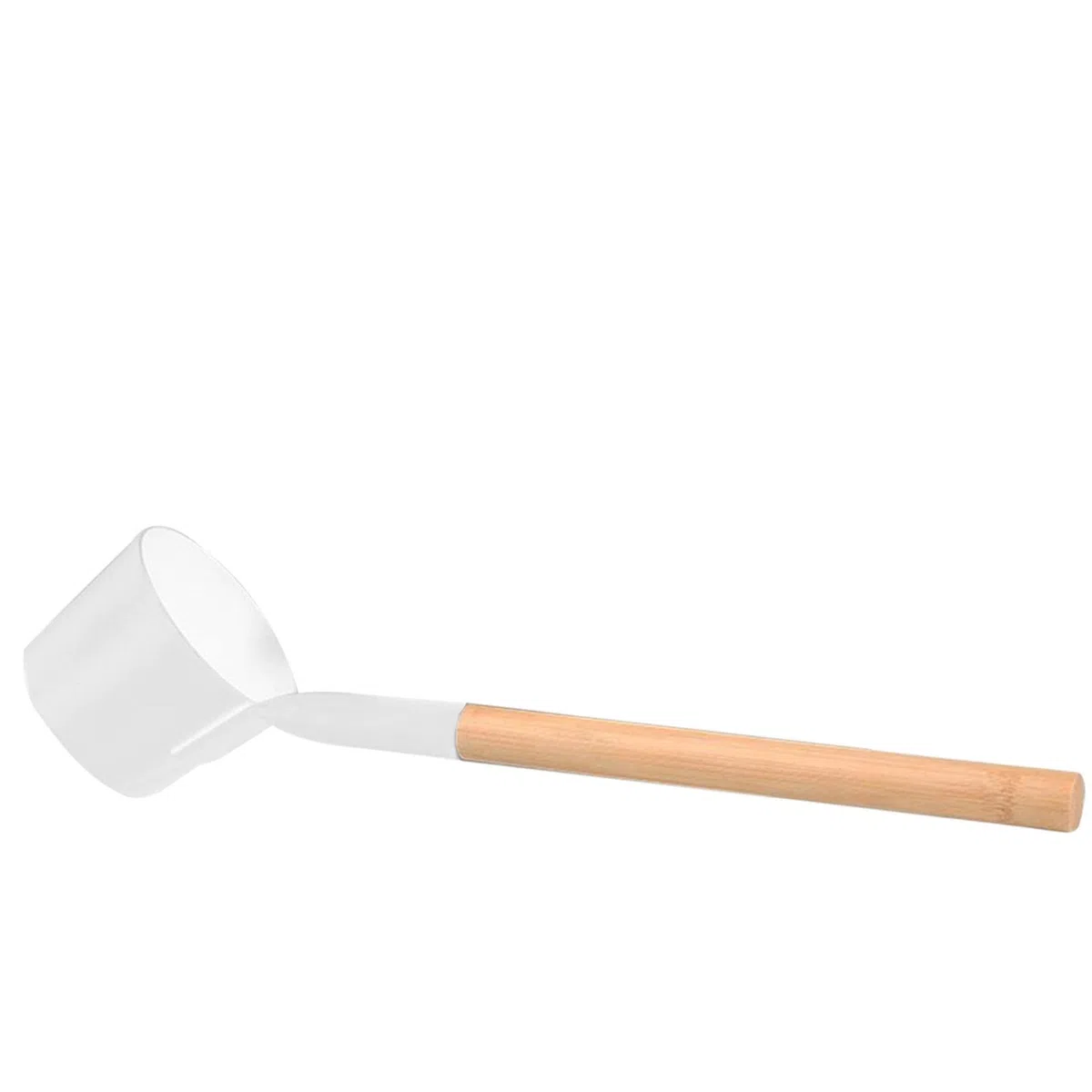 Cubo de sauna de aluminio con cucharón a juego, juego de de sauna de aluminio de 7 litros con mango largo y cuchara